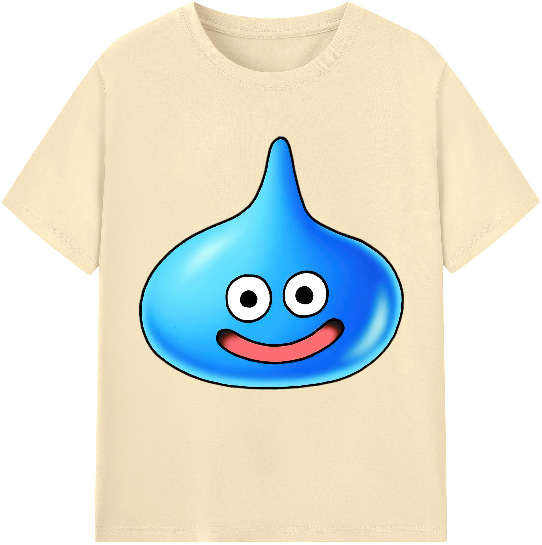 （画像用） ドラゴンクエスト Doragon Kuesuto Dragon Quest 綿100％半袖Tシャツ（フロントプリント）