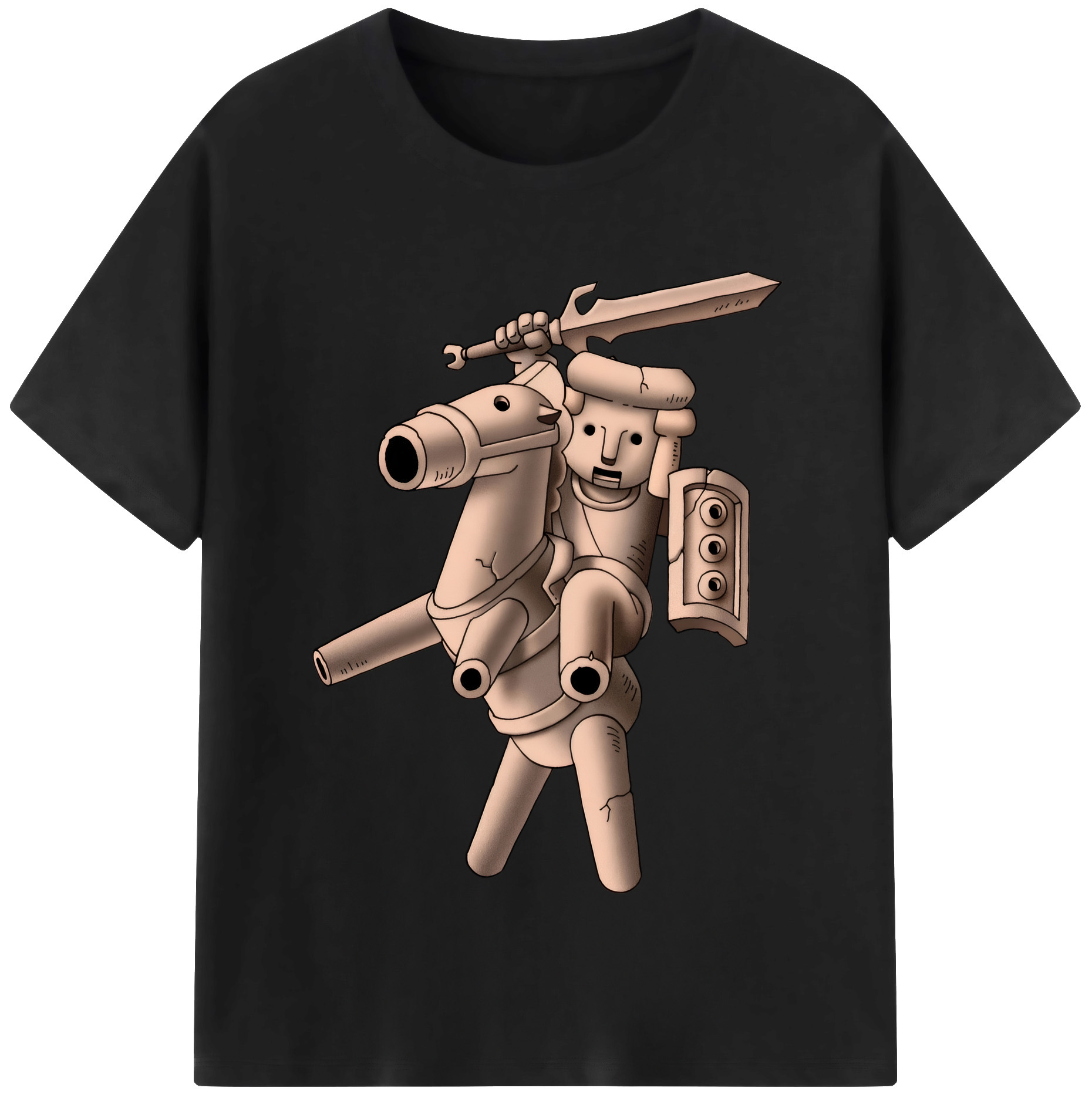 （画像用） ドラゴンクエスト Doragon Kuesuto Dragon Quest 綿100％半袖Tシャツ（フロントプリント）