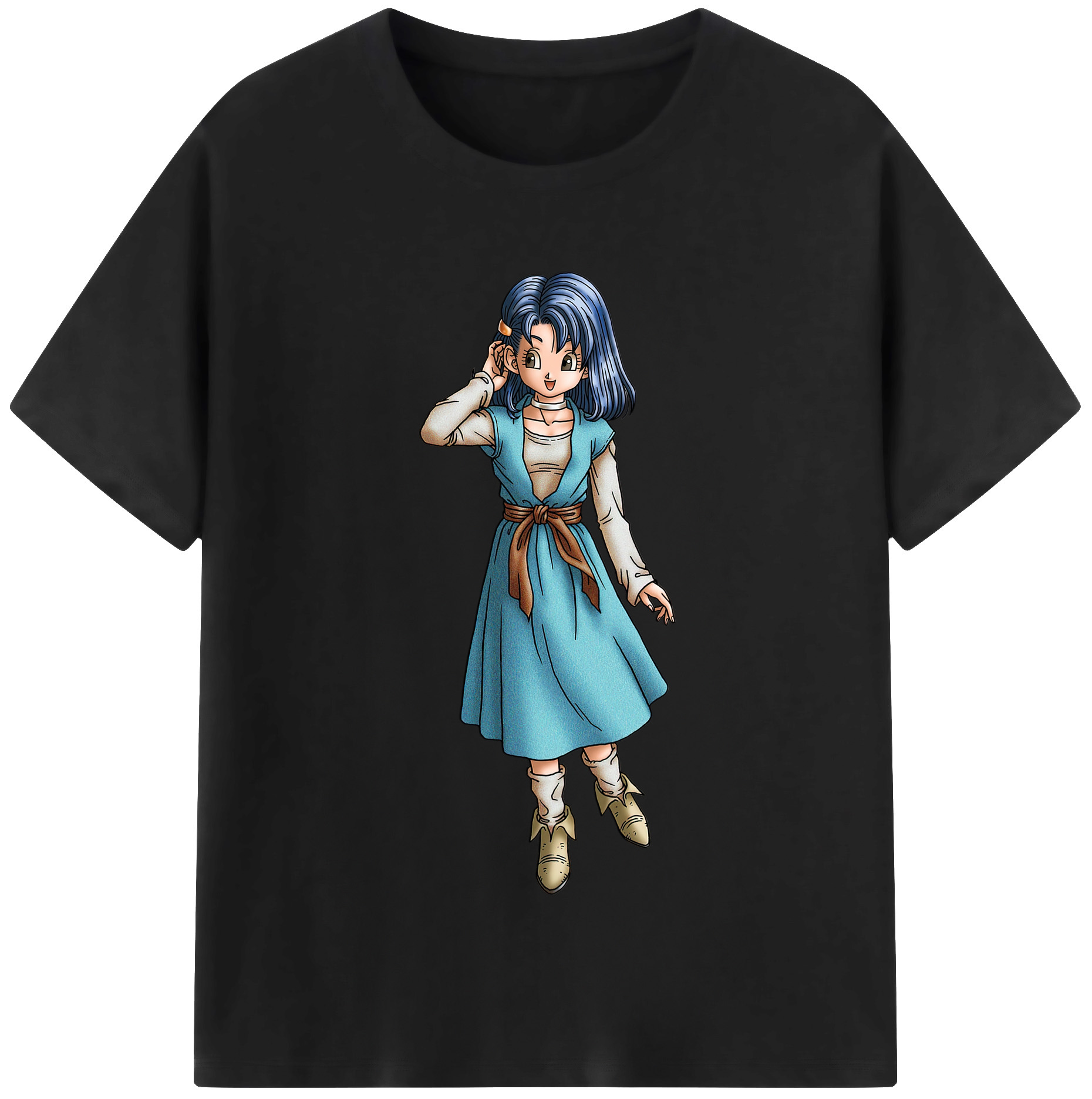 （画像用） ドラゴンクエスト Doragon Kuesuto Dragon Quest 綿100％半袖Tシャツ（フロントプリント）
