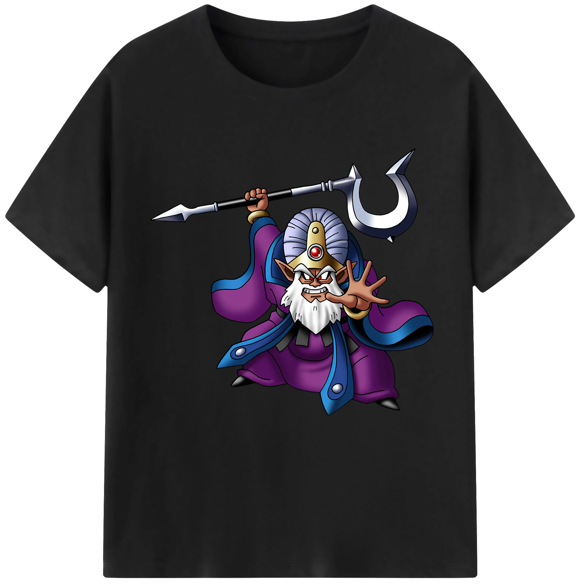 （画像用） ドラゴンクエスト Doragon Kuesuto Dragon Quest 綿100％半袖Tシャツ（フロントプリント）