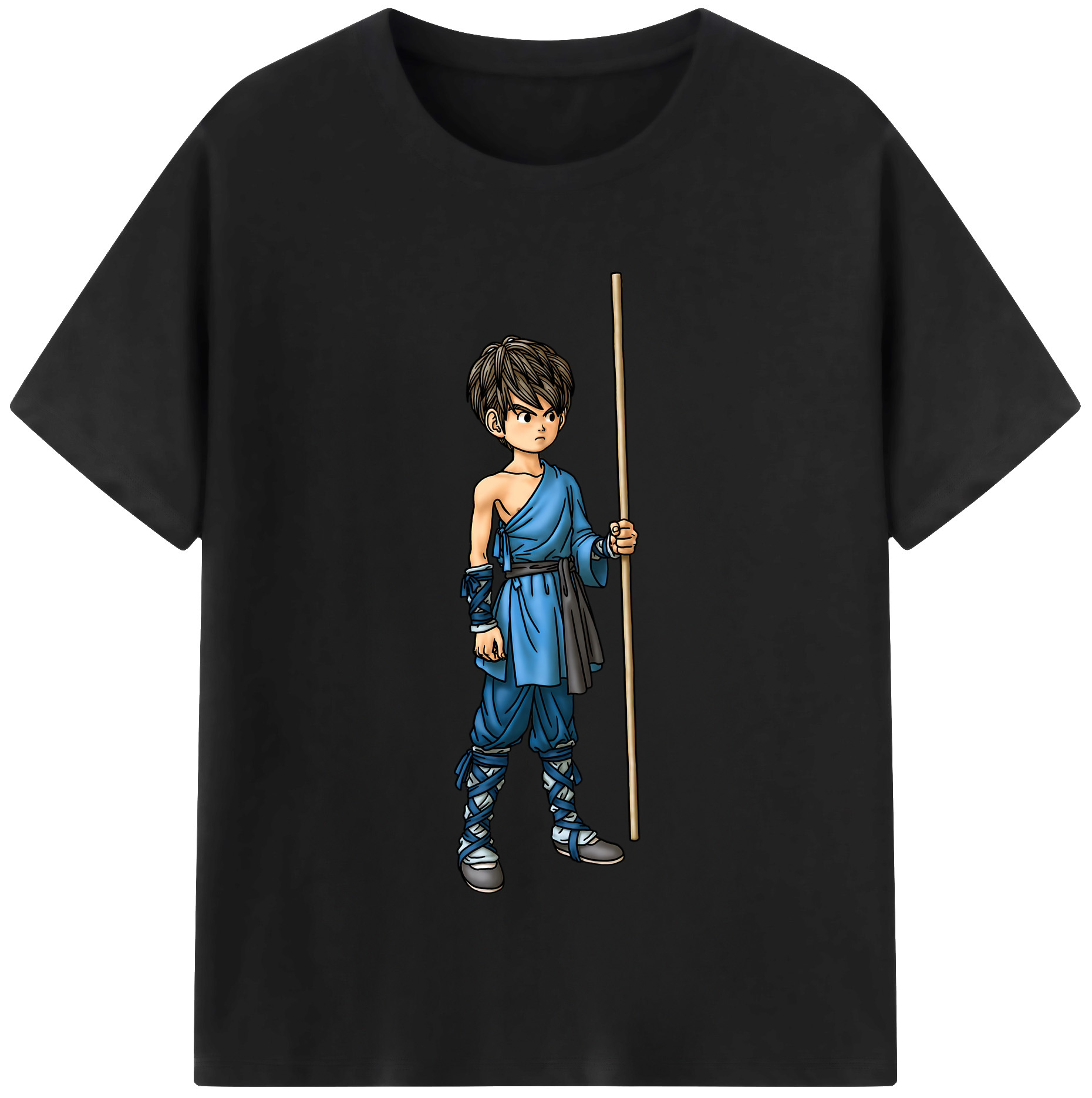 （画像用） ドラゴンクエスト Doragon Kuesuto Dragon Quest 綿100％半袖Tシャツ（フロントプリント）