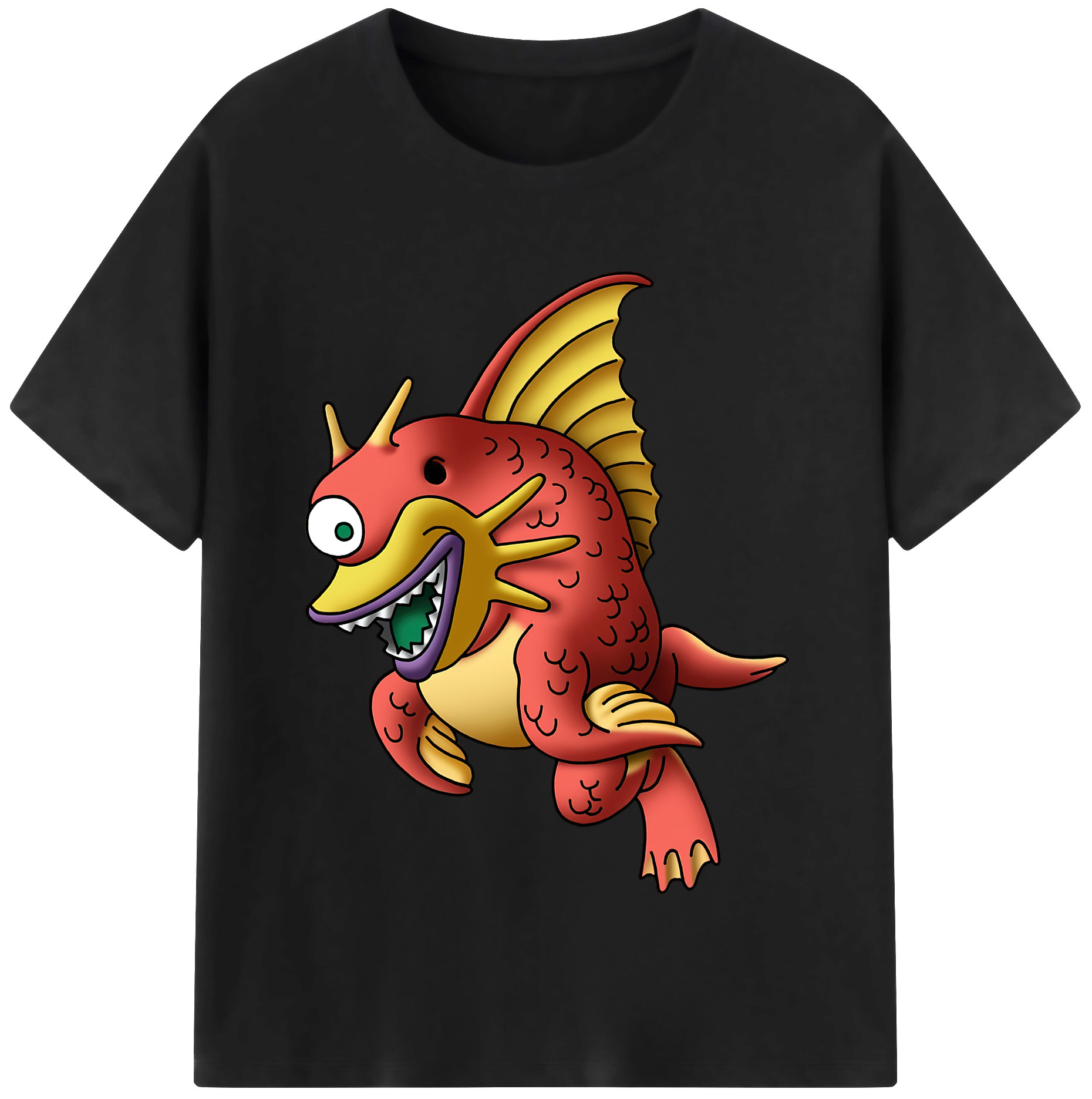 （画像用） ドラゴンクエスト Doragon Kuesuto Dragon Quest 綿100％半袖Tシャツ（フロントプリント）