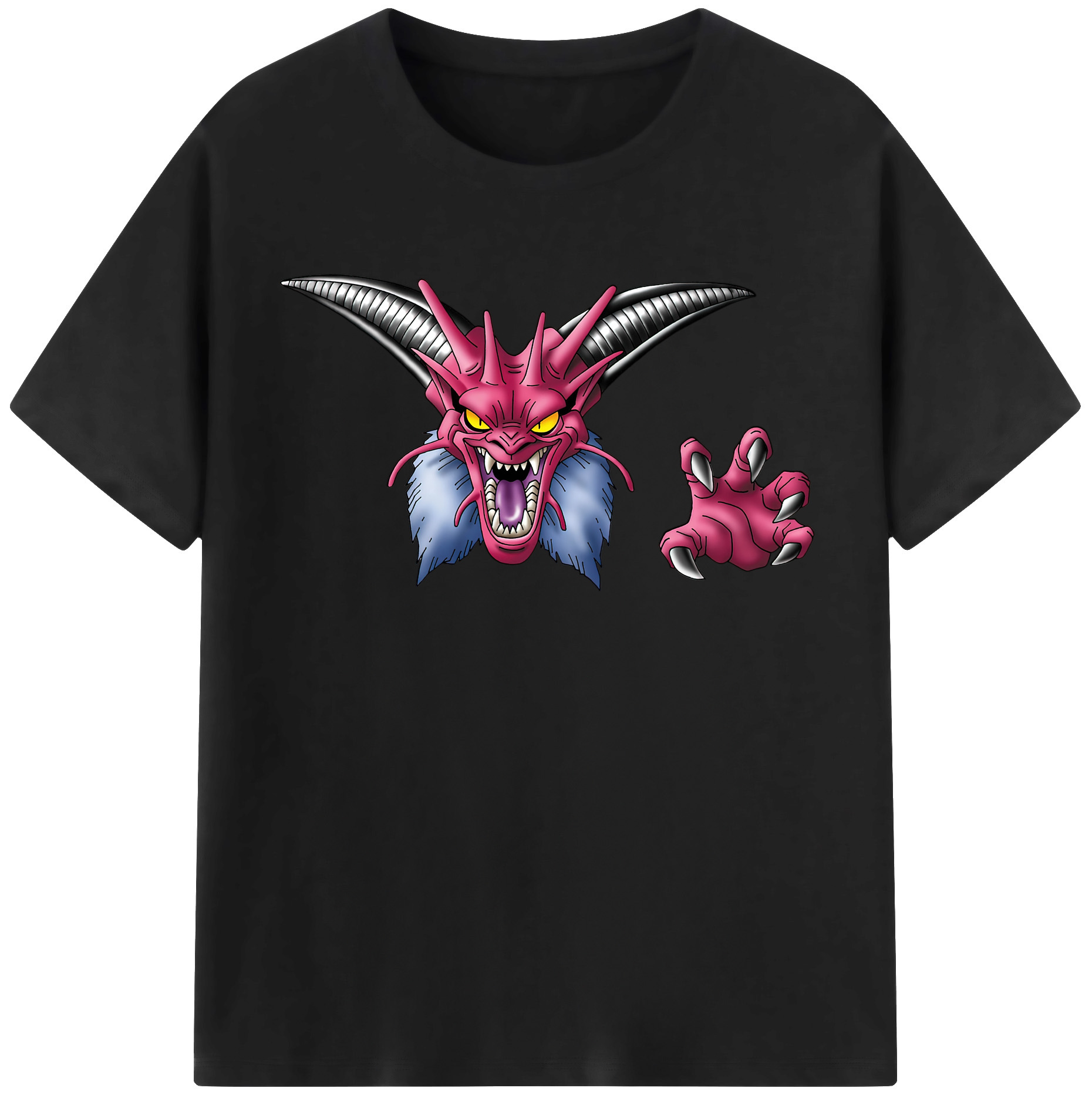 （画像用） ドラゴンクエスト Doragon Kuesuto Dragon Quest 綿100％半袖Tシャツ（フロントプリント）