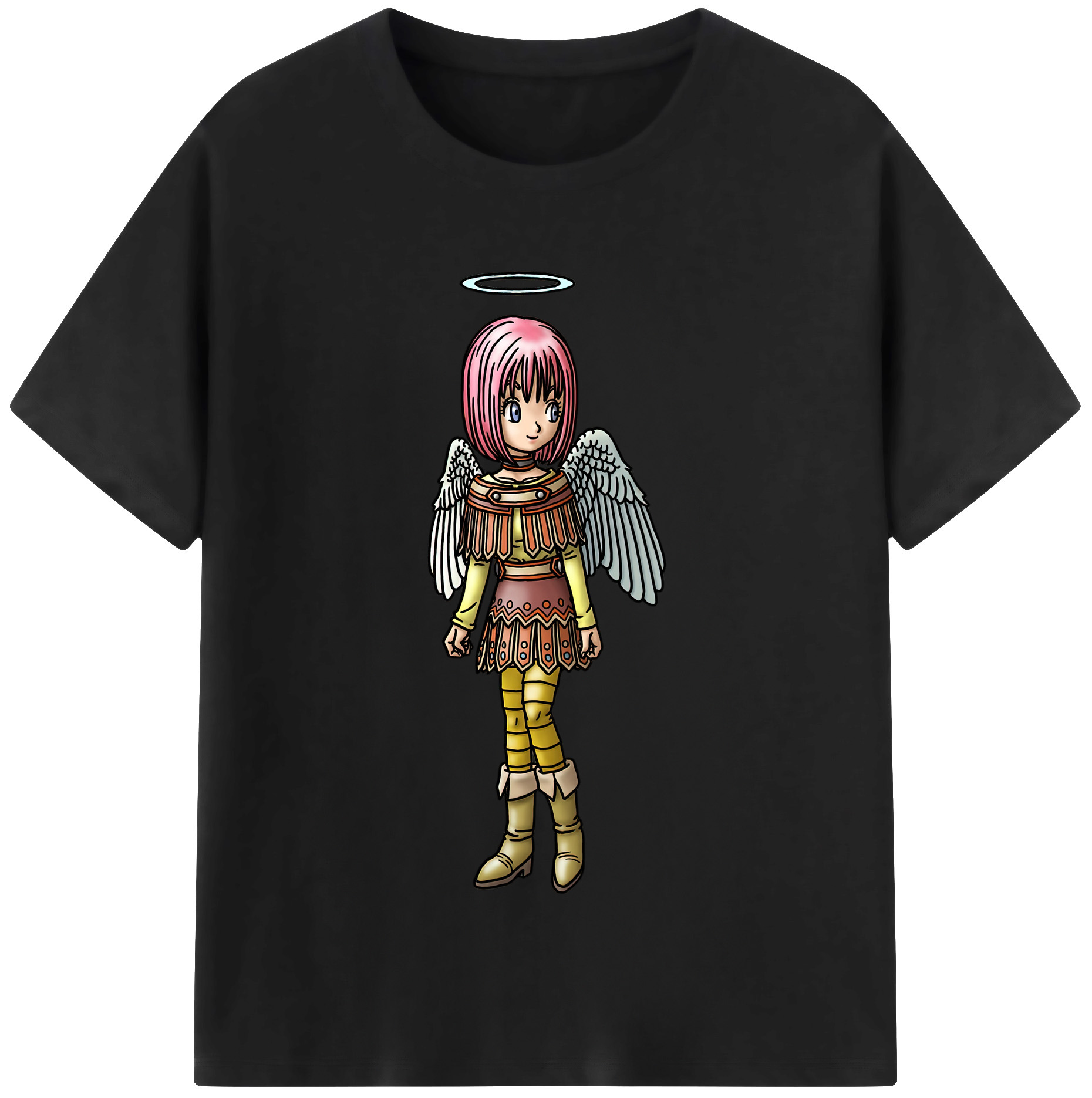（画像用） ドラゴンクエスト Doragon Kuesuto Dragon Quest 綿100％半袖Tシャツ（フロントプリント）