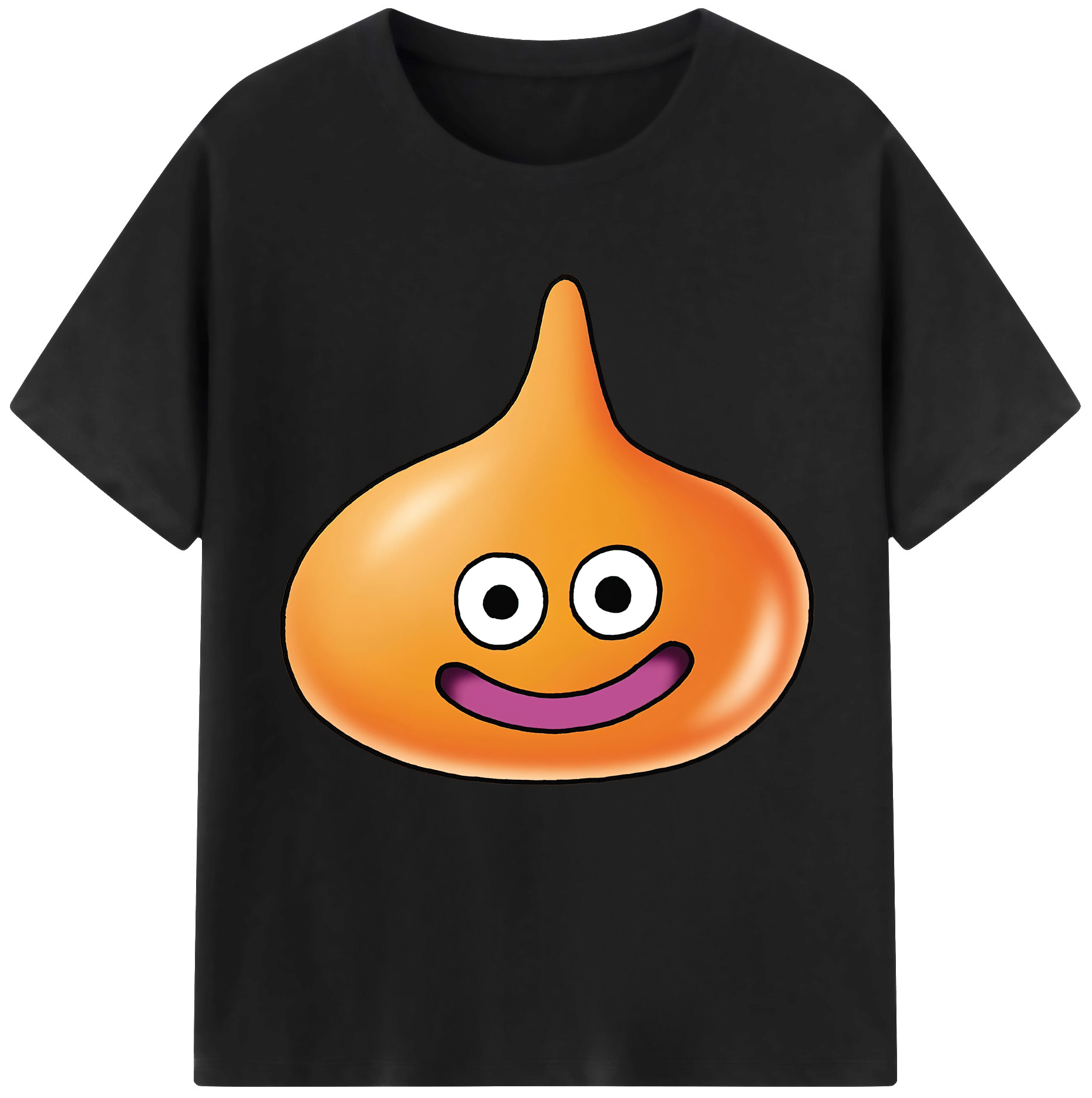 （画像用） ドラゴンクエスト Doragon Kuesuto Dragon Quest 綿100％半袖Tシャツ（フロントプリント）