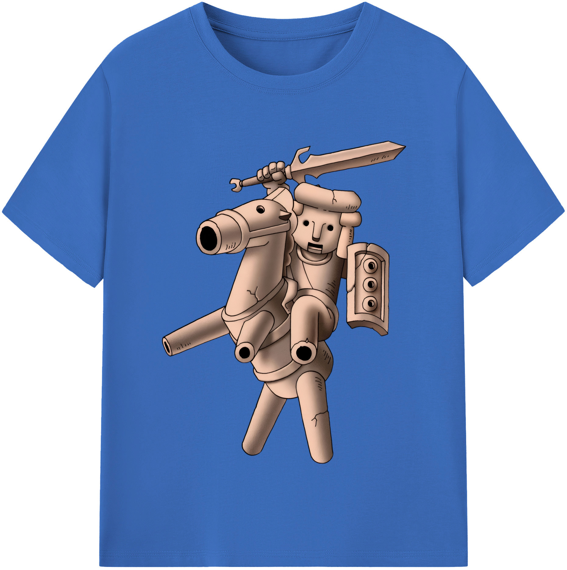 （画像用） ドラゴンクエスト Doragon Kuesuto Dragon Quest 綿100％半袖Tシャツ（フロントプリント）