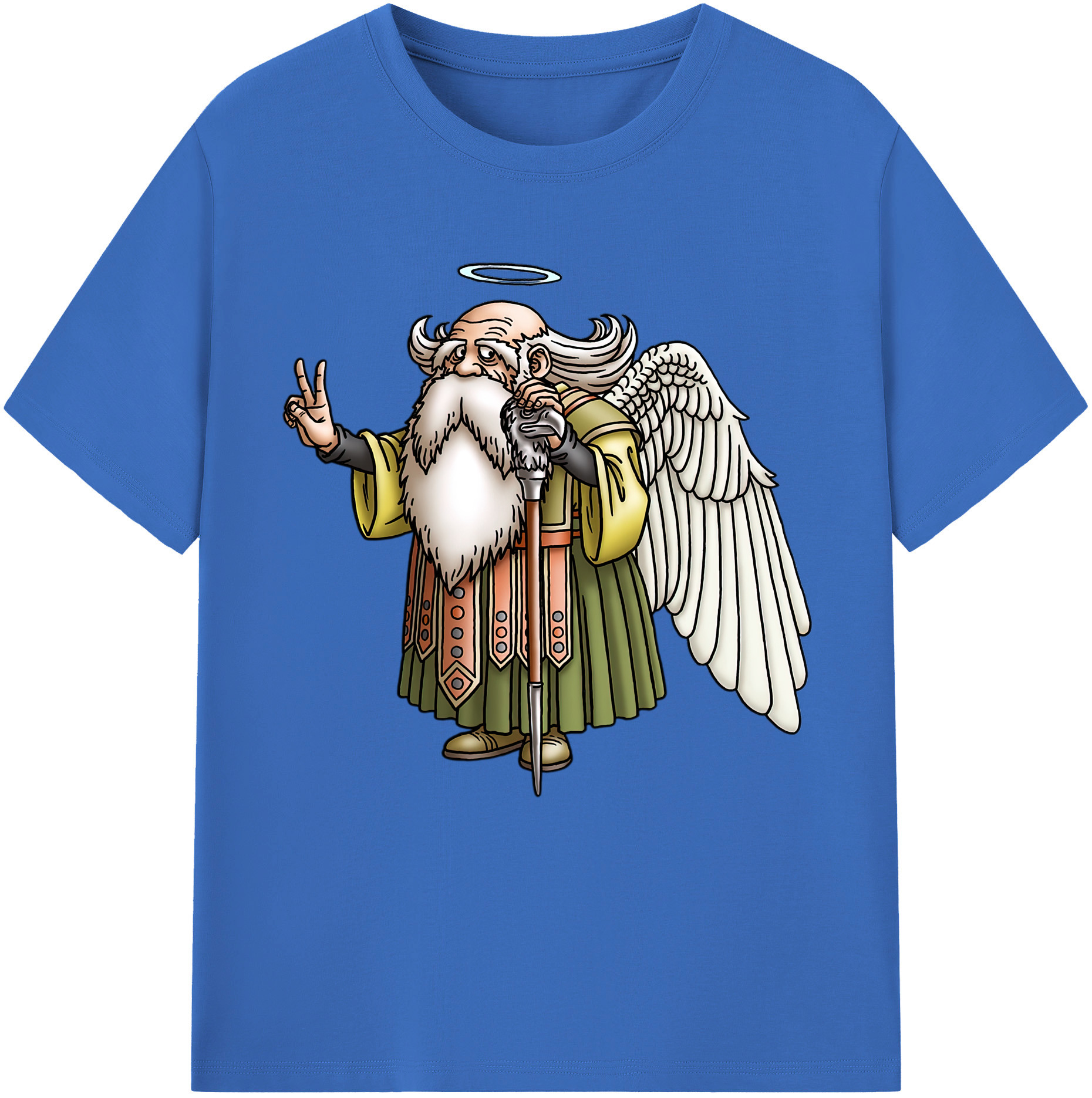 （画像用） ドラゴンクエスト Doragon Kuesuto Dragon Quest 綿100％半袖Tシャツ（フロントプリント）