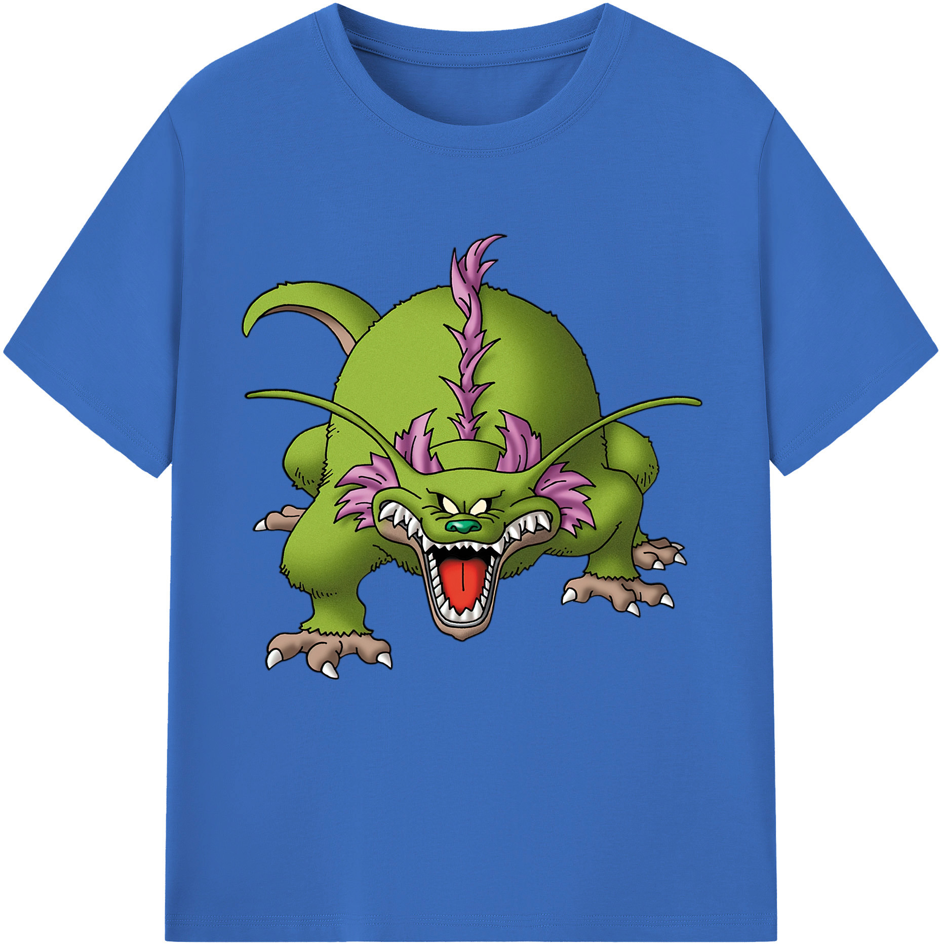 （画像用） ドラゴンクエスト Doragon Kuesuto Dragon Quest 綿100％半袖Tシャツ（フロントプリント）