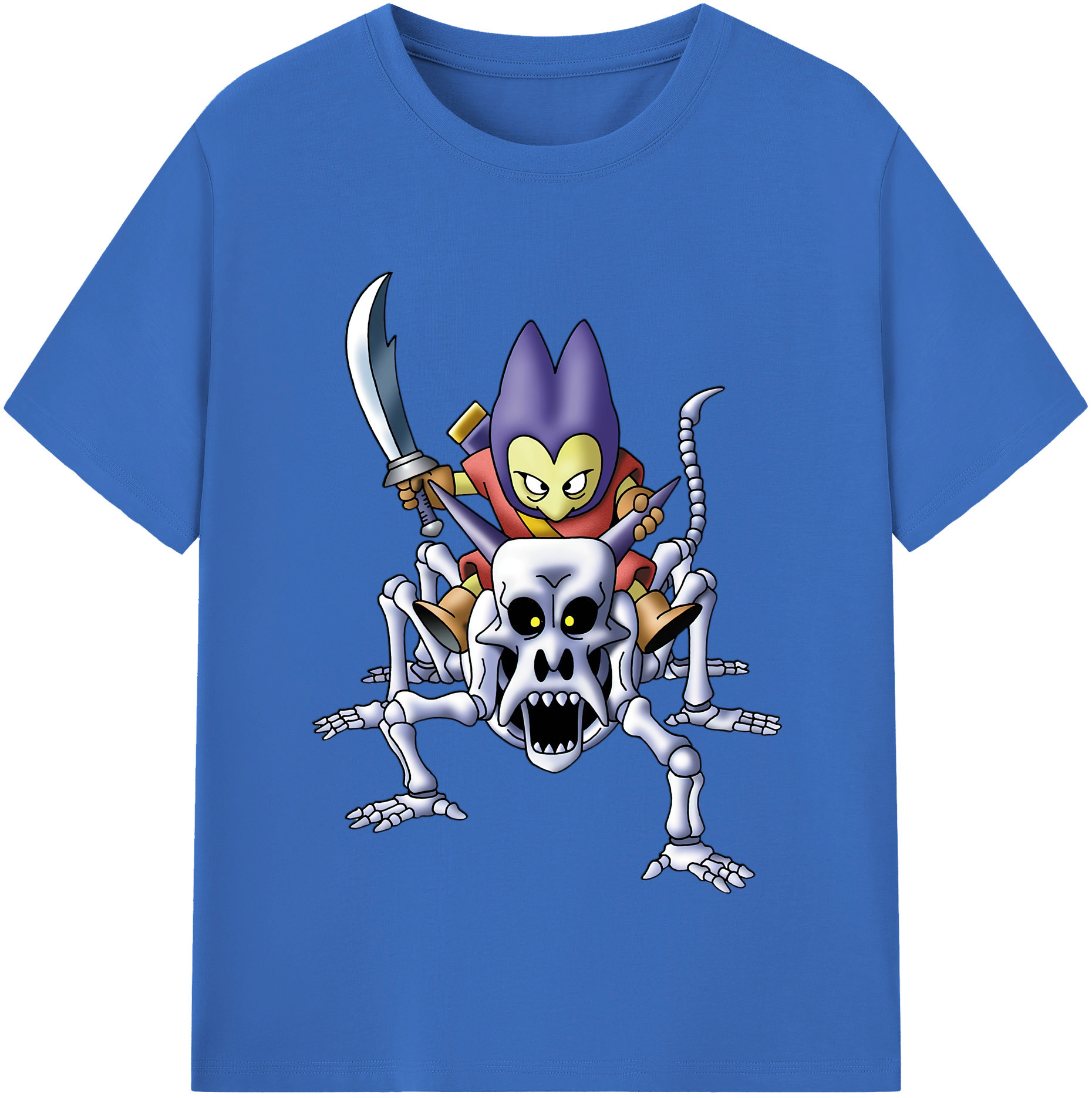 （画像用） ドラゴンクエスト Doragon Kuesuto Dragon Quest 綿100％半袖Tシャツ（フロントプリント）