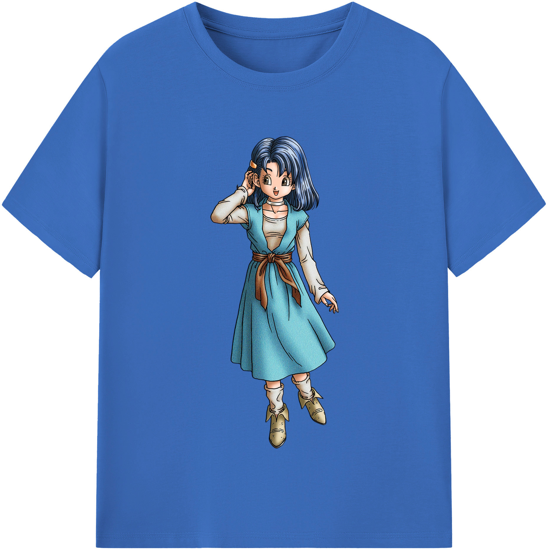 （画像用） ドラゴンクエスト Doragon Kuesuto Dragon Quest 綿100％半袖Tシャツ（フロントプリント）