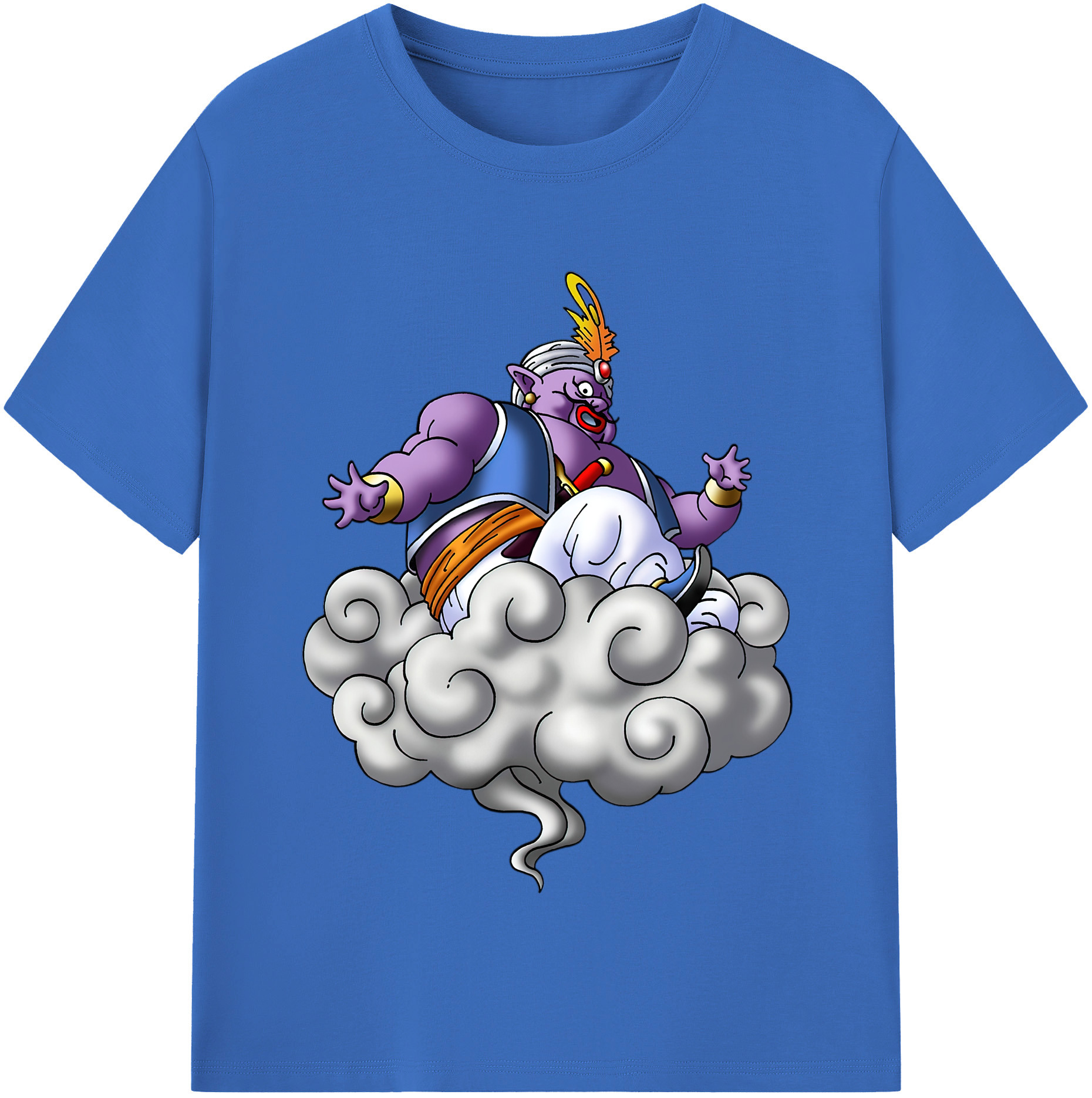 （画像用） ドラゴンクエスト Doragon Kuesuto Dragon Quest 綿100％半袖Tシャツ（フロントプリント）