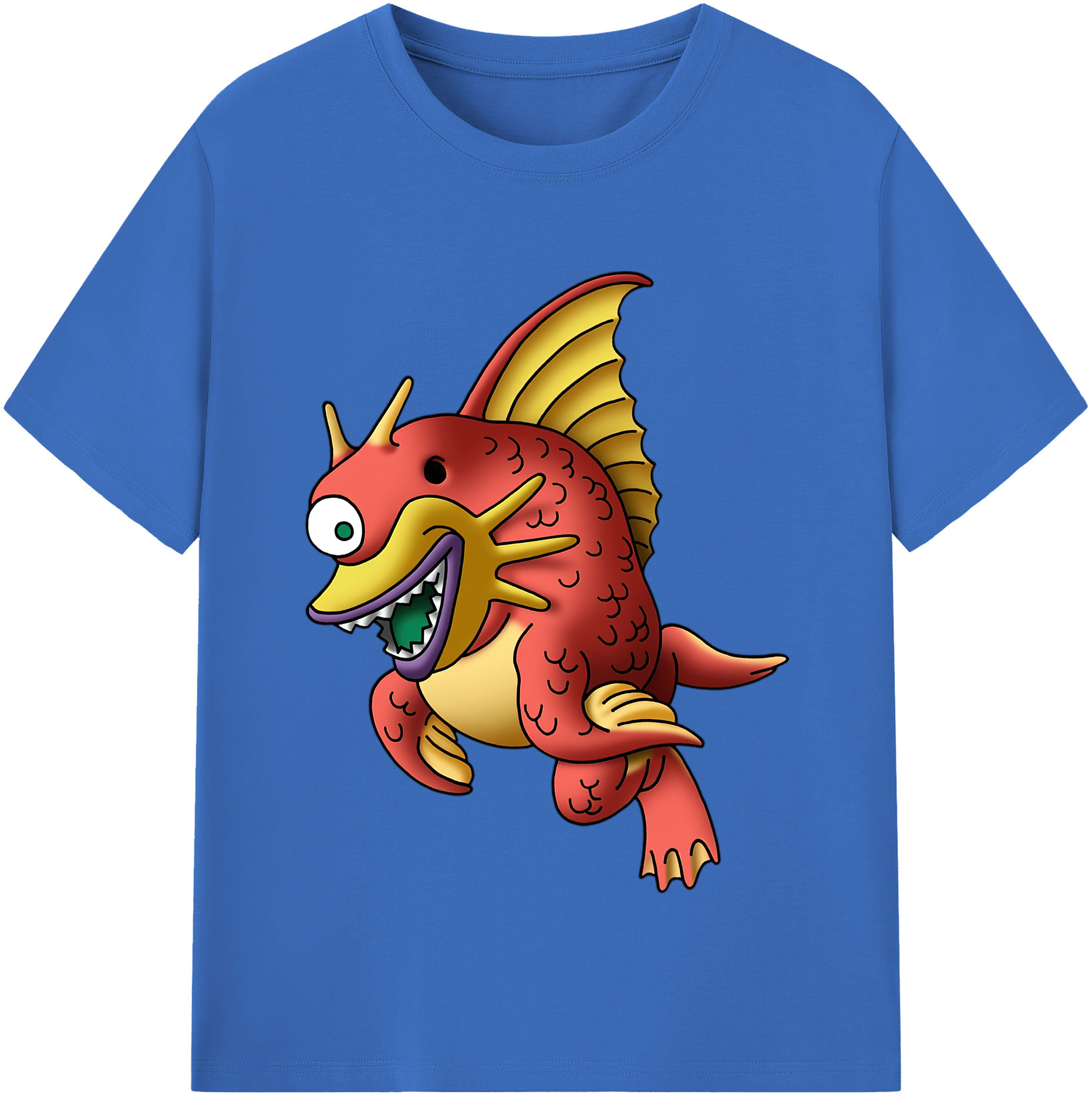 （画像用） ドラゴンクエスト Doragon Kuesuto Dragon Quest 綿100％半袖Tシャツ（フロントプリント）