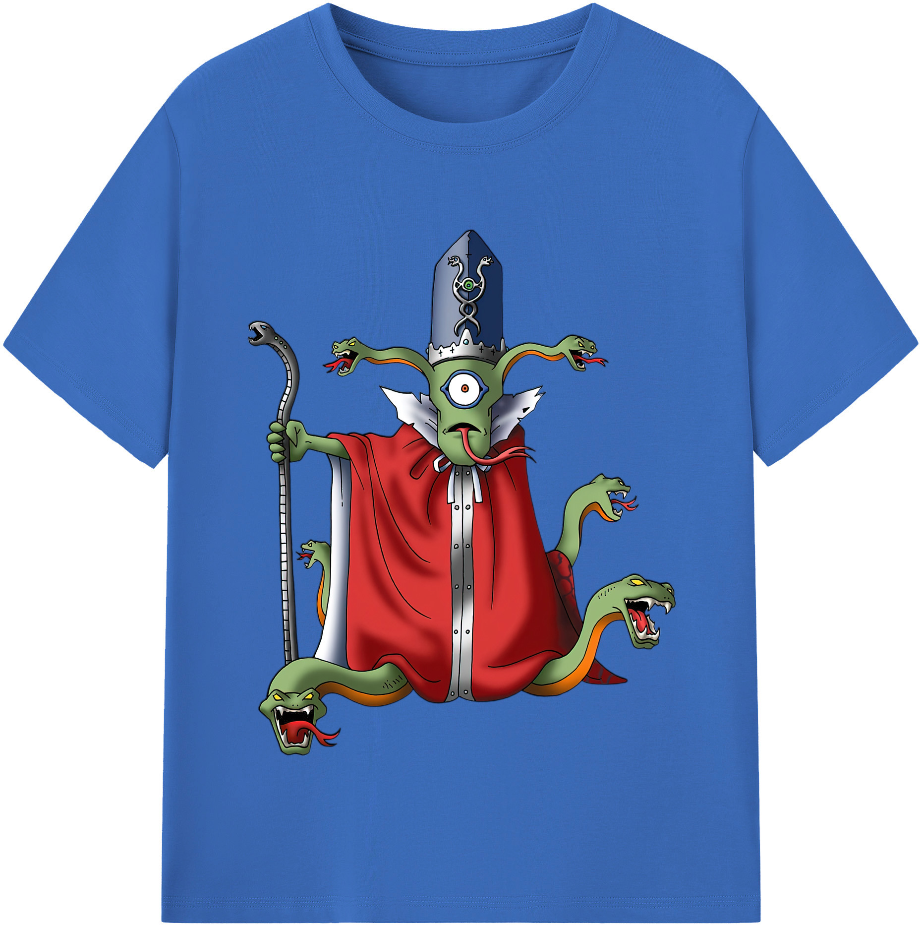 （画像用） ドラゴンクエスト Doragon Kuesuto Dragon Quest 綿100％半袖Tシャツ（フロントプリント）