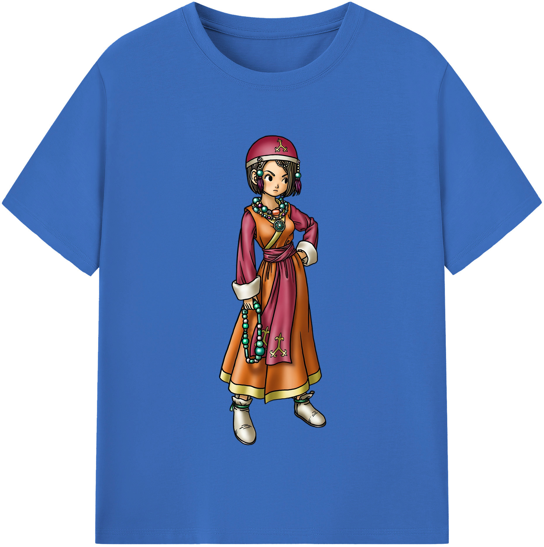 （画像用） ドラゴンクエスト Doragon Kuesuto Dragon Quest 綿100％半袖Tシャツ（フロントプリント）