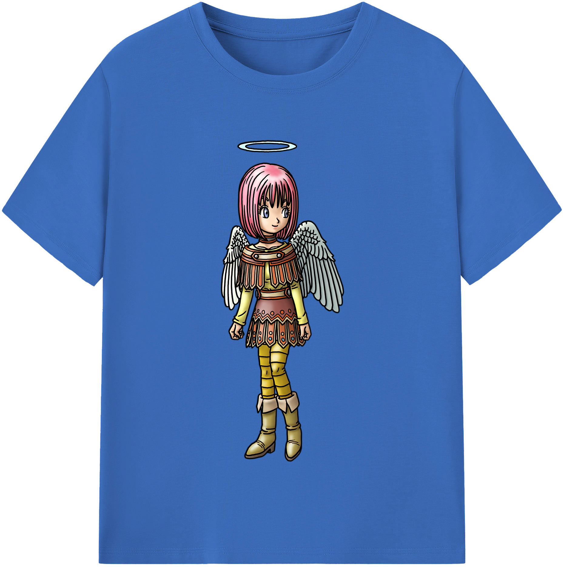 （画像用） ドラゴンクエスト Doragon Kuesuto Dragon Quest 綿100％半袖Tシャツ（フロントプリント）