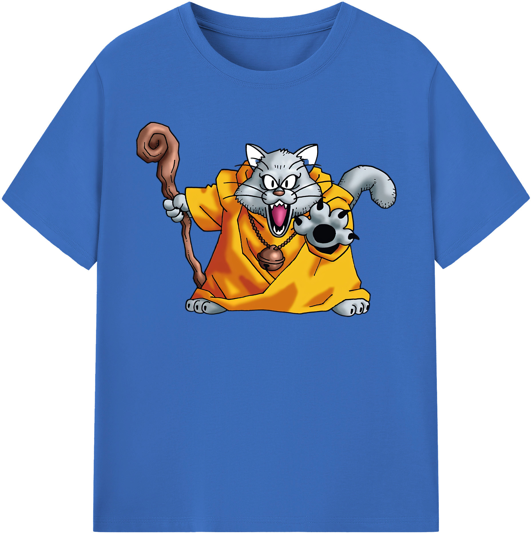 （画像用） ドラゴンクエスト Doragon Kuesuto Dragon Quest 綿100％半袖Tシャツ（フロントプリント）