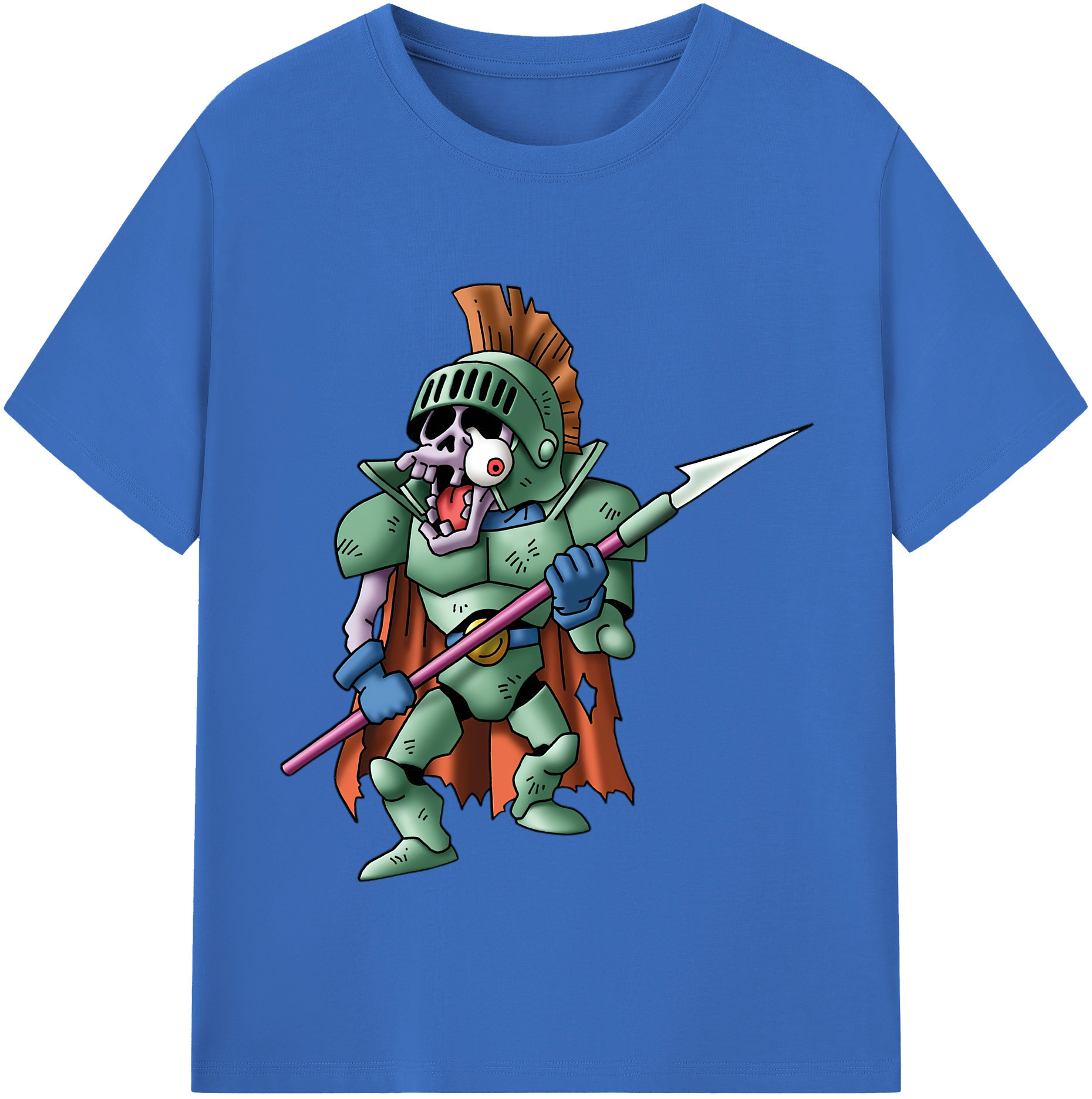 （画像用） ドラゴンクエスト Doragon Kuesuto Dragon Quest 綿100％半袖Tシャツ（フロントプリント）