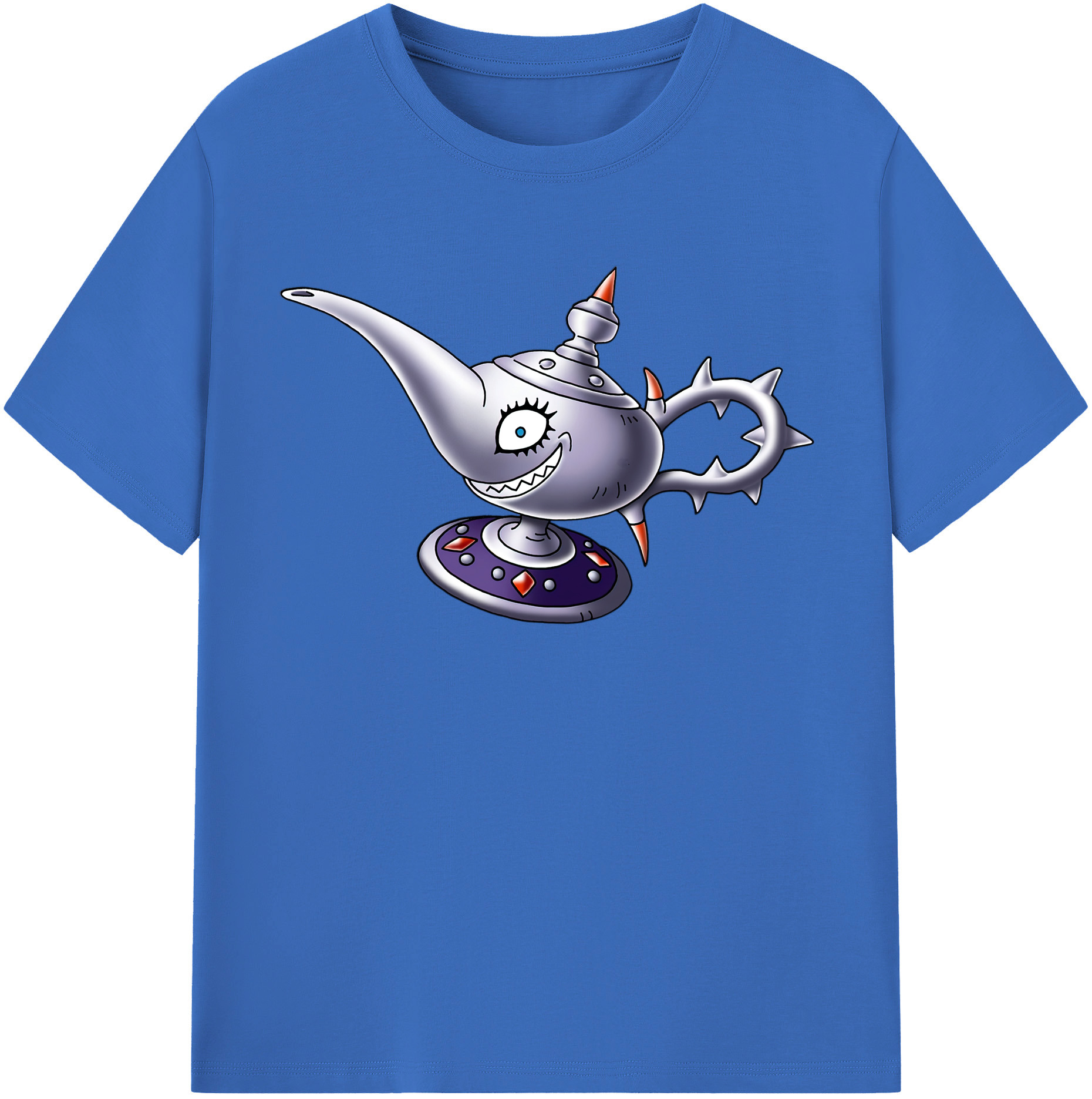 （画像用） ドラゴンクエスト Doragon Kuesuto Dragon Quest 綿100％半袖Tシャツ（フロントプリント）