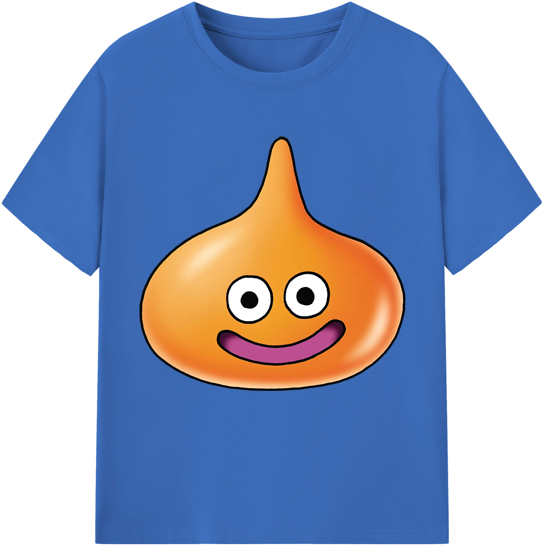 （画像用） ドラゴンクエスト Doragon Kuesuto Dragon Quest 綿100％半袖Tシャツ（フロントプリント）