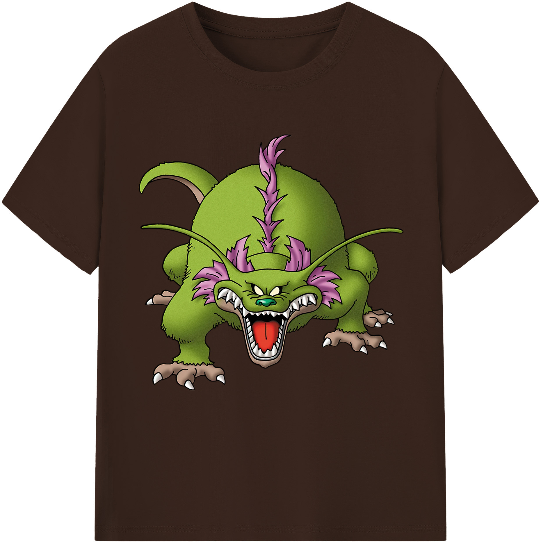 （画像用） ドラゴンクエスト Doragon Kuesuto Dragon Quest 綿100％半袖Tシャツ（フロントプリント）