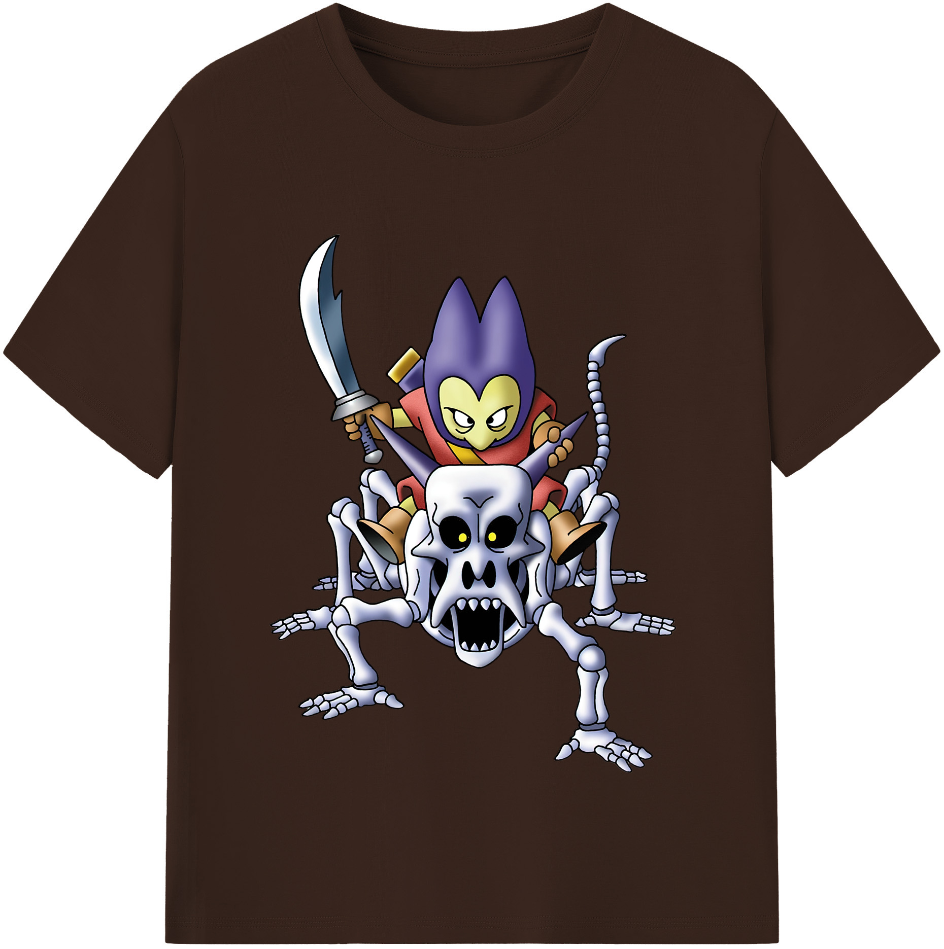 （画像用） ドラゴンクエスト Doragon Kuesuto Dragon Quest 綿100％半袖Tシャツ（フロントプリント）