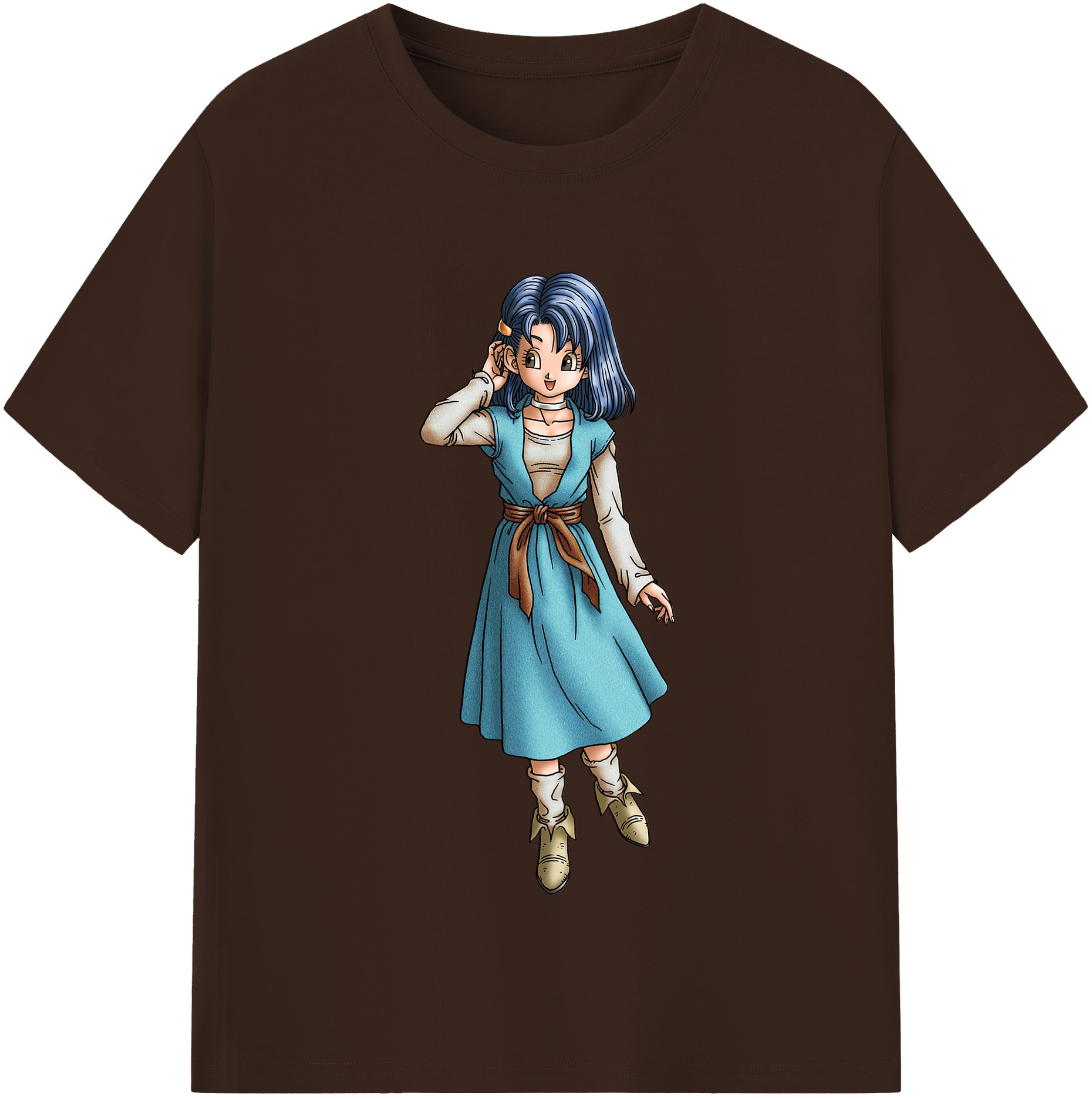 （画像用） ドラゴンクエスト Doragon Kuesuto Dragon Quest 綿100％半袖Tシャツ（フロントプリント）