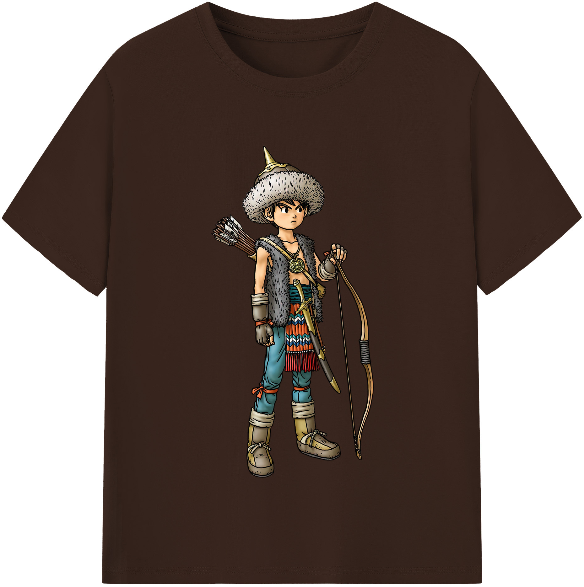 （画像用） ドラゴンクエスト Doragon Kuesuto Dragon Quest 綿100％半袖Tシャツ（フロントプリント）