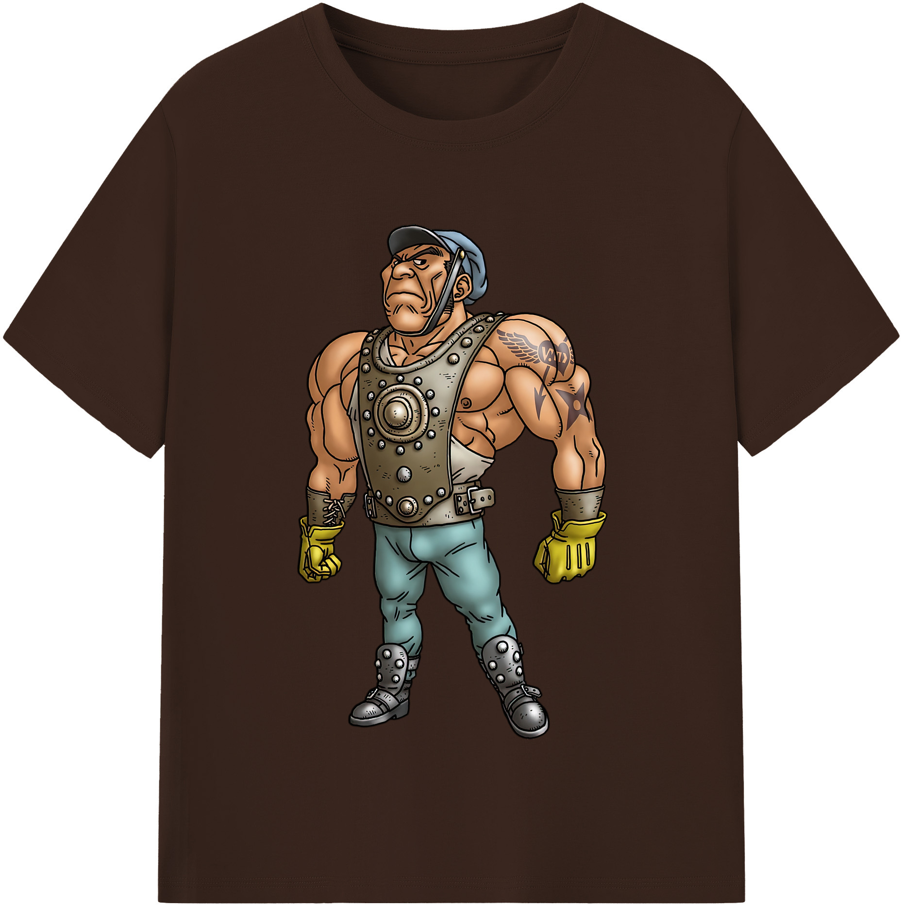 （画像用） ドラゴンクエスト Doragon Kuesuto Dragon Quest 綿100％半袖Tシャツ（フロントプリント）