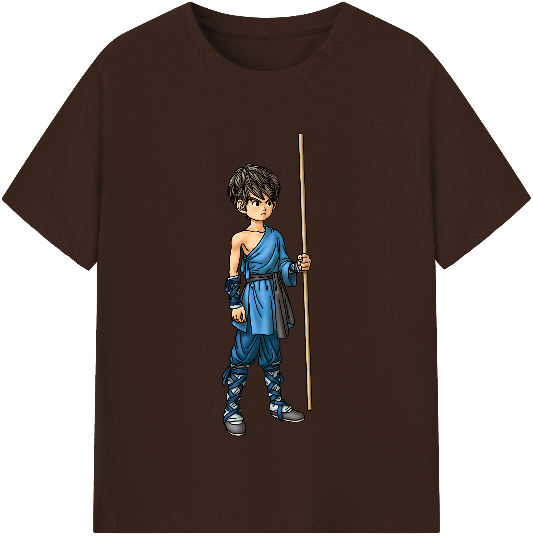 （画像用） ドラゴンクエスト Doragon Kuesuto Dragon Quest 綿100％半袖Tシャツ（フロントプリント）