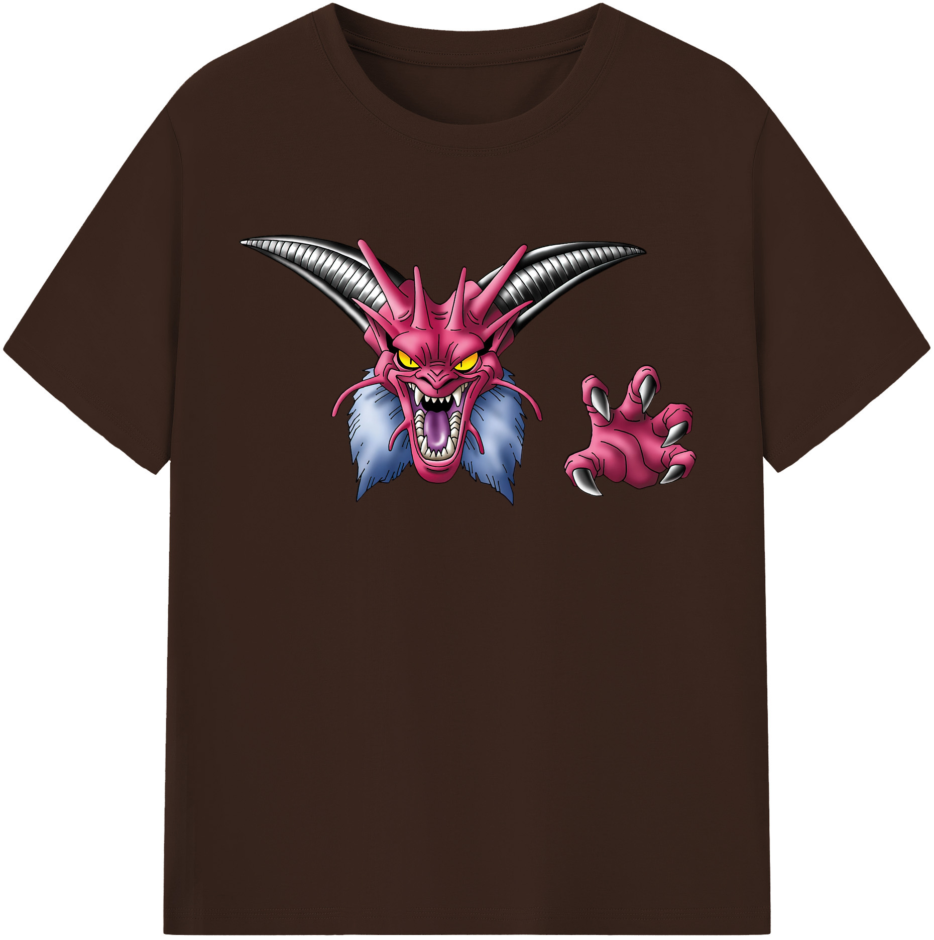 （画像用） ドラゴンクエスト Doragon Kuesuto Dragon Quest 綿100％半袖Tシャツ（フロントプリント）