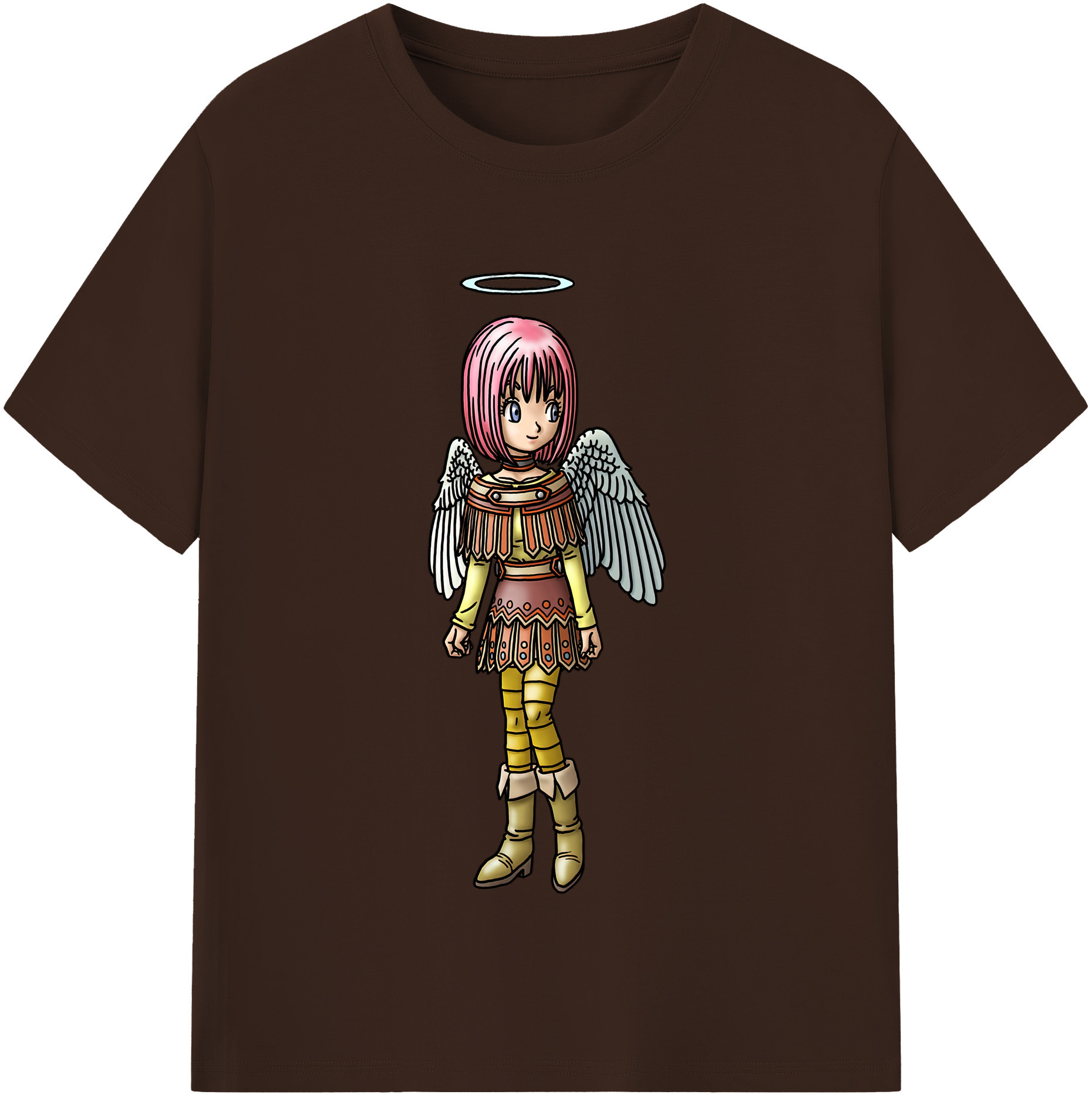 （画像用） ドラゴンクエスト Doragon Kuesuto Dragon Quest 綿100％半袖Tシャツ（フロントプリント）