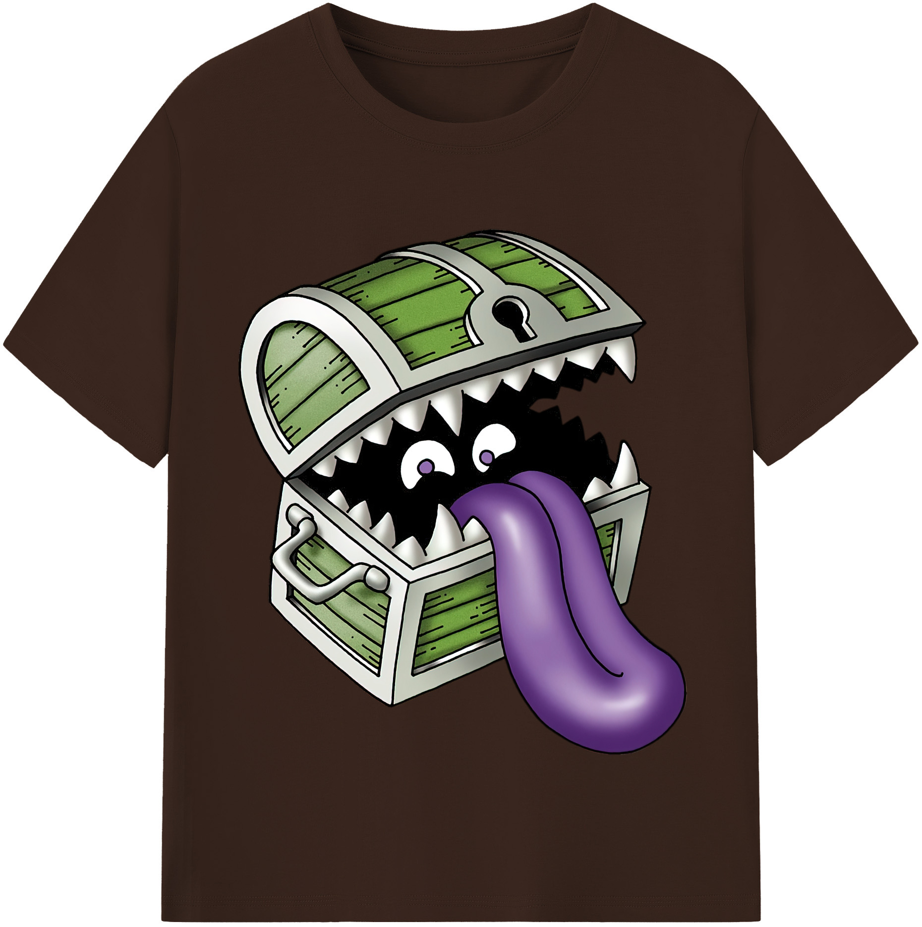 （画像用） ドラゴンクエスト Doragon Kuesuto Dragon Quest 綿100％半袖Tシャツ（フロントプリント）