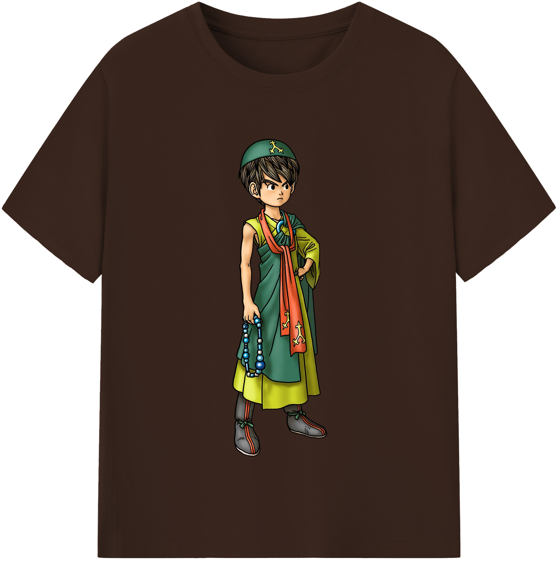 （画像用） ドラゴンクエスト Doragon Kuesuto Dragon Quest 綿100％半袖Tシャツ（フロントプリント）