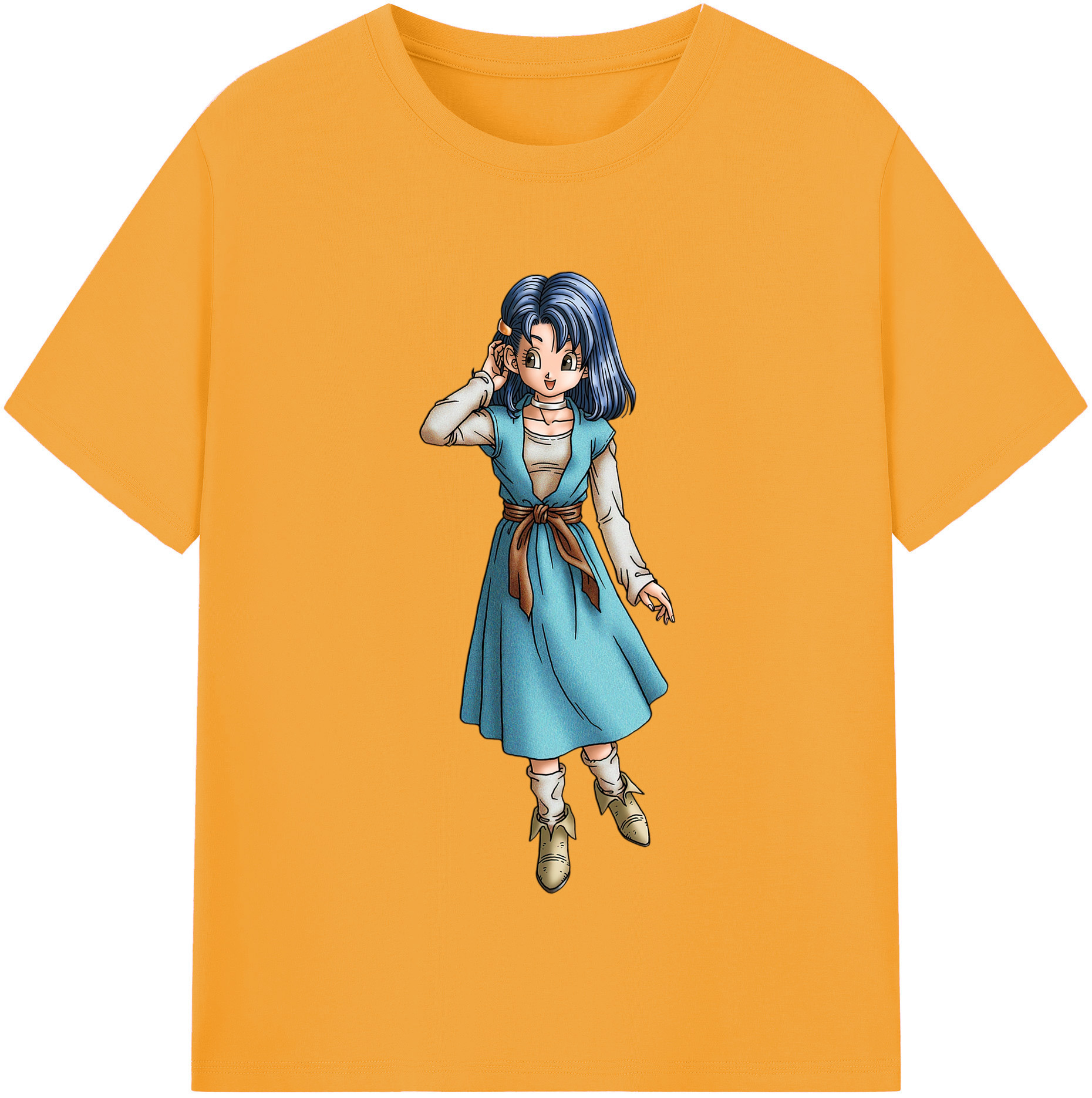 （画像用） ドラゴンクエスト Doragon Kuesuto Dragon Quest 綿100％半袖Tシャツ（フロントプリント）