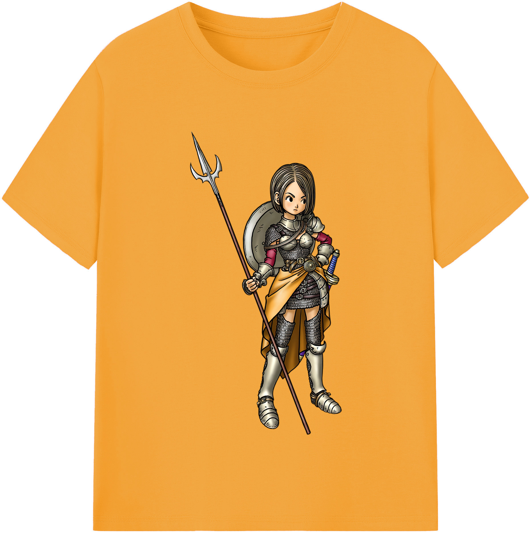 （画像用） ドラゴンクエスト Doragon Kuesuto Dragon Quest 綿100％半袖Tシャツ（フロントプリント）