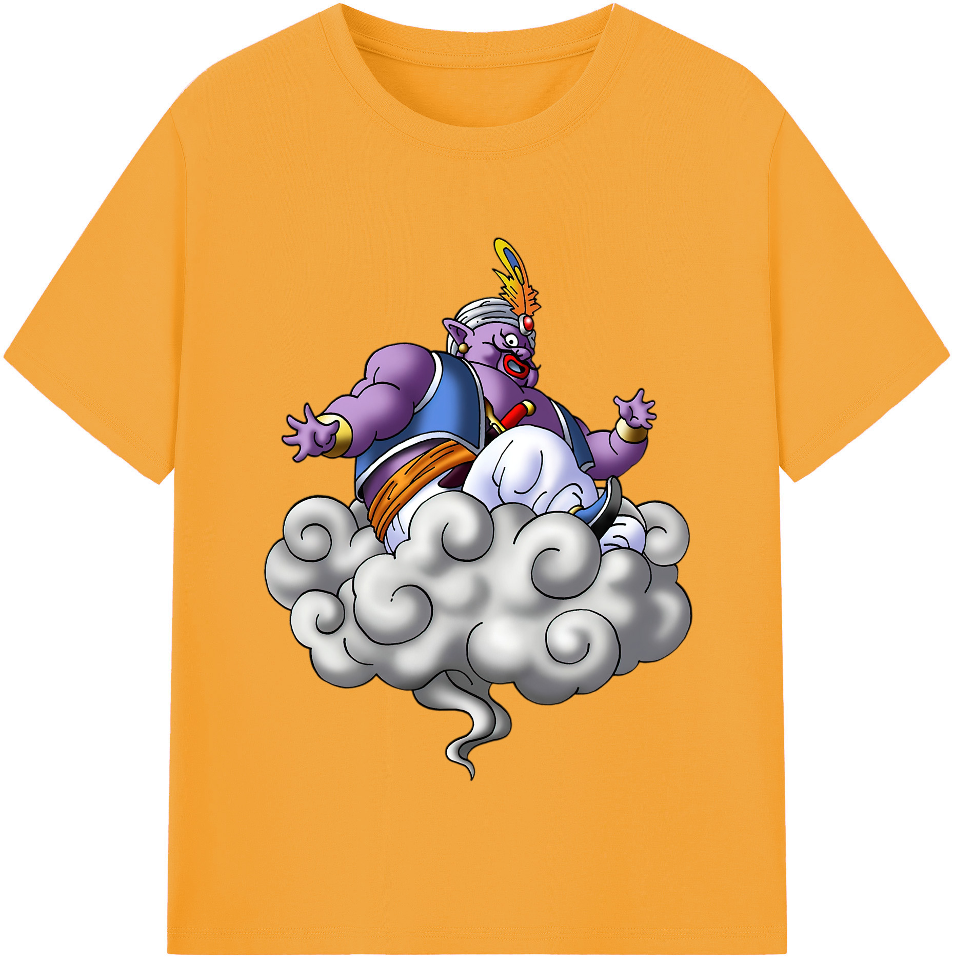（画像用） ドラゴンクエスト Doragon Kuesuto Dragon Quest 綿100％半袖Tシャツ（フロントプリント）