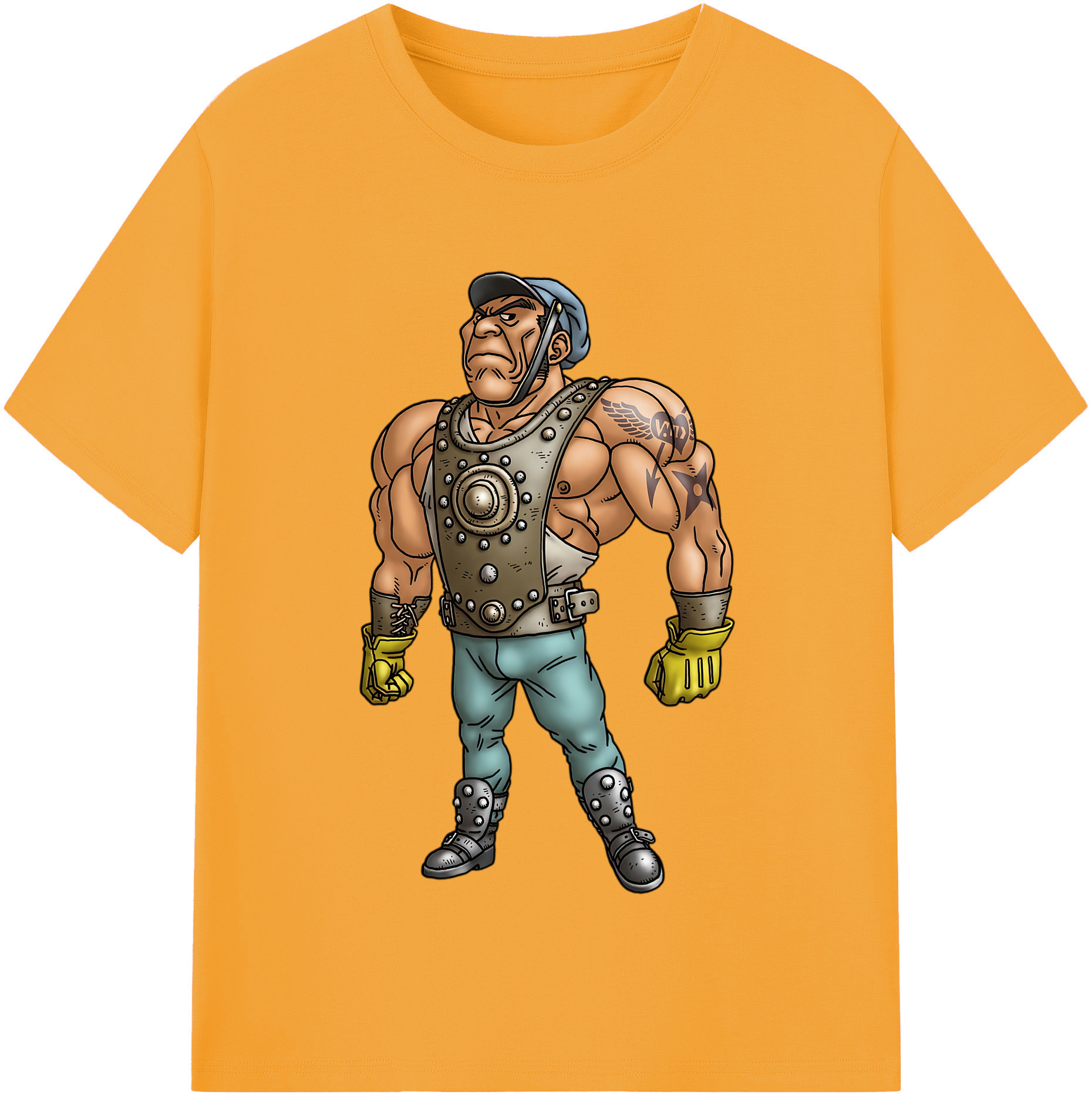 （画像用） ドラゴンクエスト Doragon Kuesuto Dragon Quest 綿100％半袖Tシャツ（フロントプリント）