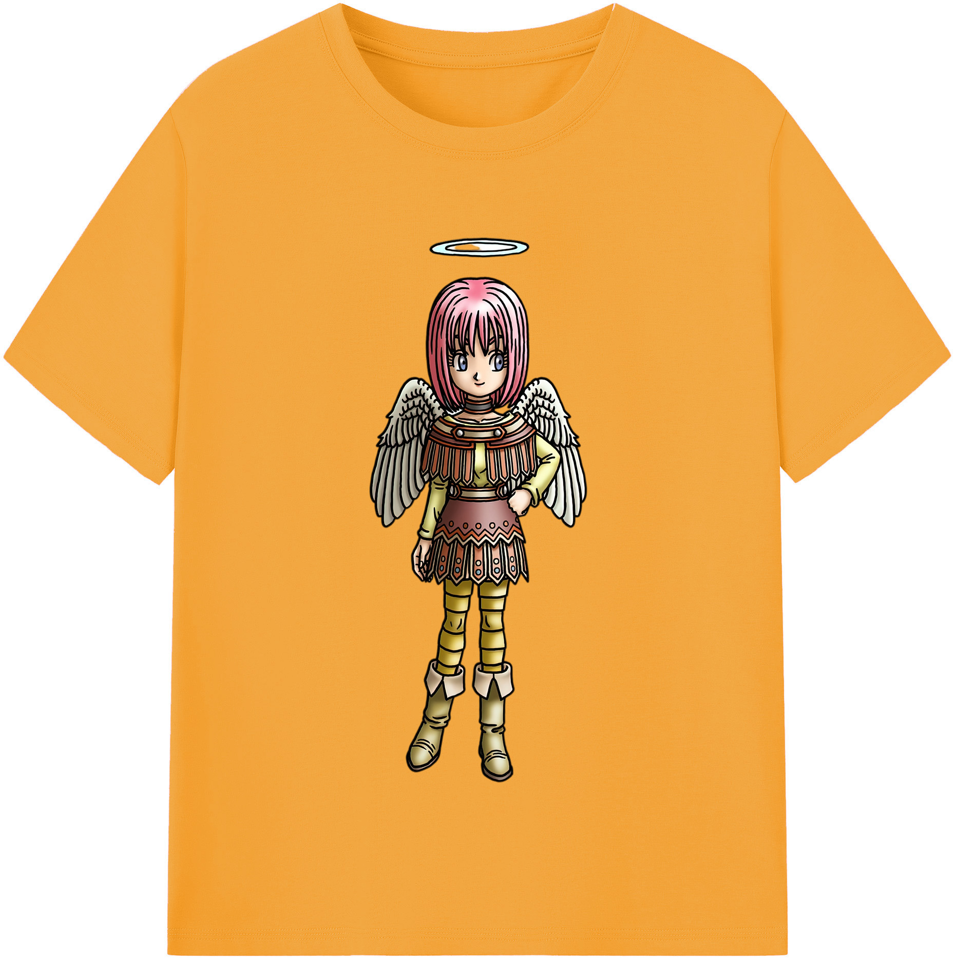 （画像用） ドラゴンクエスト Doragon Kuesuto Dragon Quest 綿100％半袖Tシャツ（フロントプリント）
