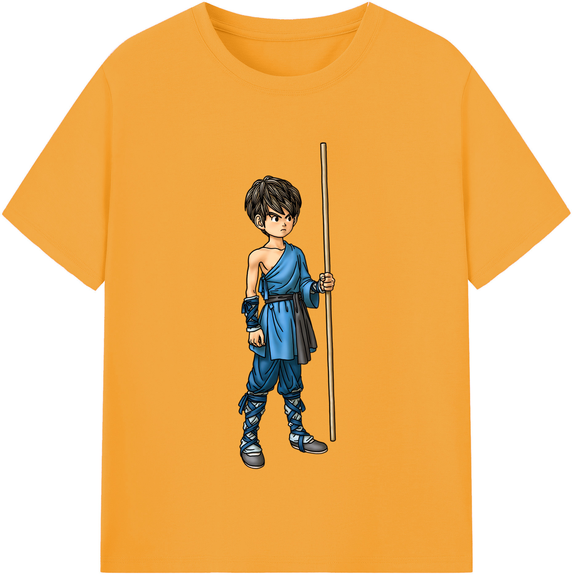 （画像用） ドラゴンクエスト Doragon Kuesuto Dragon Quest 綿100％半袖Tシャツ（フロントプリント）