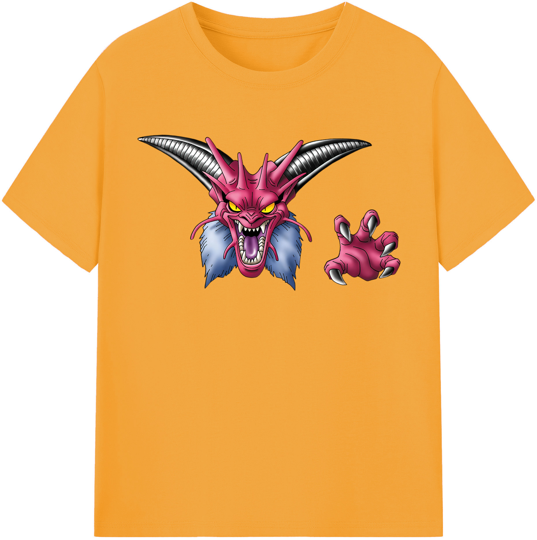 （画像用） ドラゴンクエスト Doragon Kuesuto Dragon Quest 綿100％半袖Tシャツ（フロントプリント）