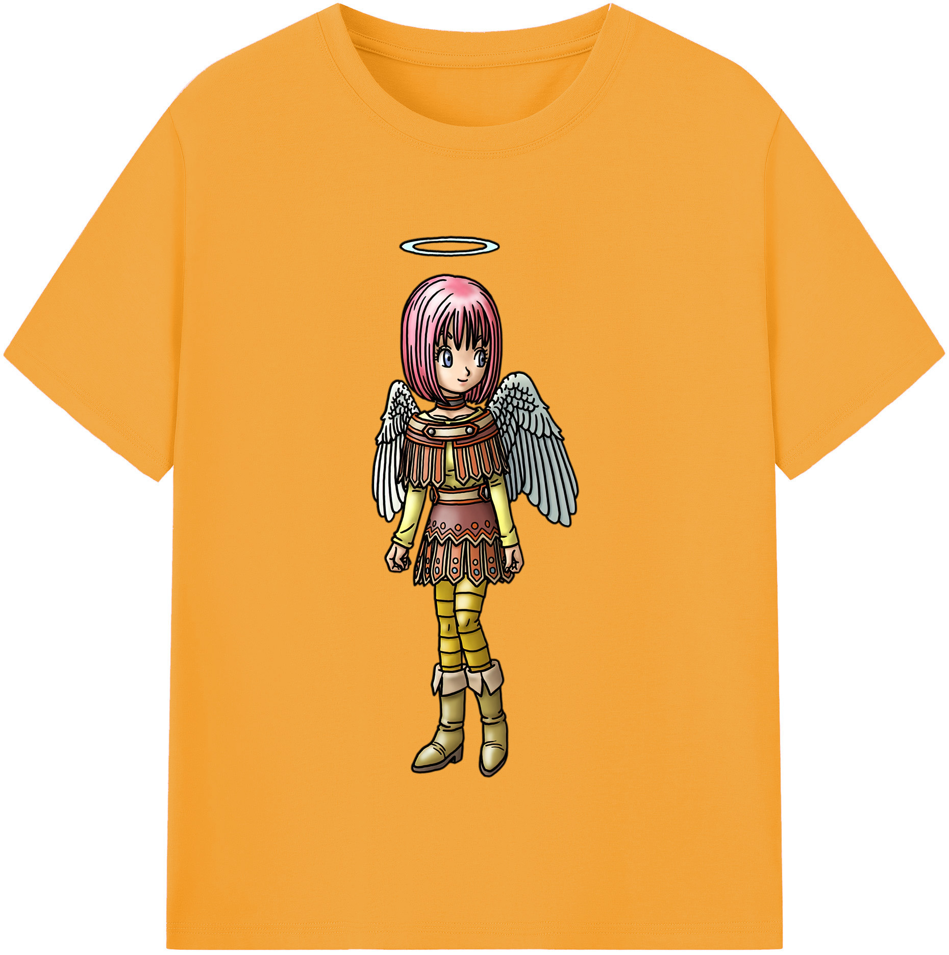 （画像用） ドラゴンクエスト Doragon Kuesuto Dragon Quest 綿100％半袖Tシャツ（フロントプリント）