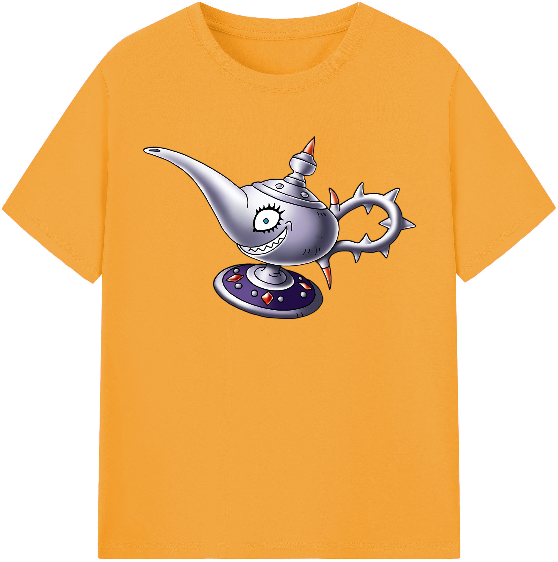 （画像用） ドラゴンクエスト Doragon Kuesuto Dragon Quest 綿100％半袖Tシャツ（フロントプリント）