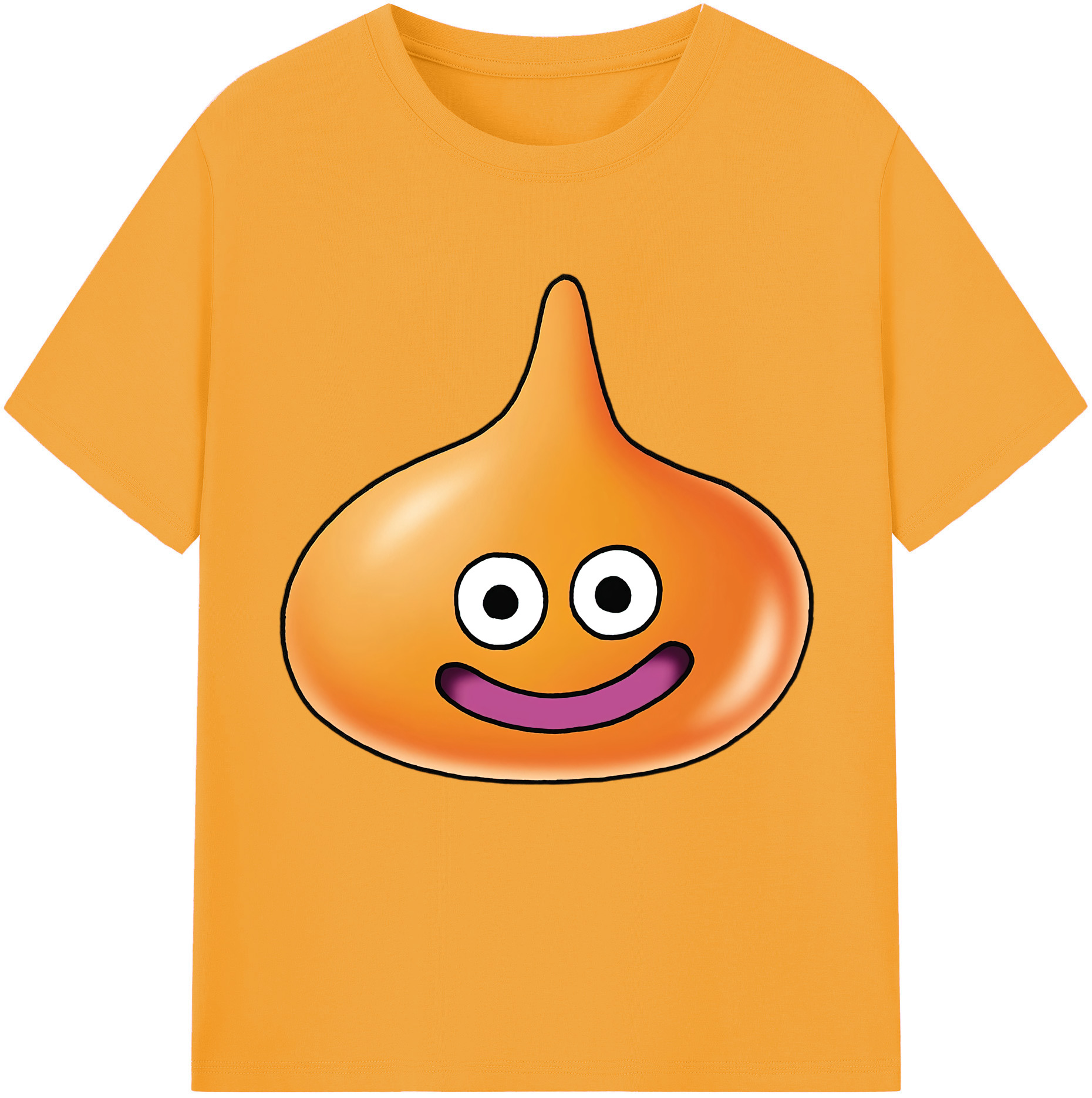 （画像用） ドラゴンクエスト Doragon Kuesuto Dragon Quest 綿100％半袖Tシャツ（フロントプリント）