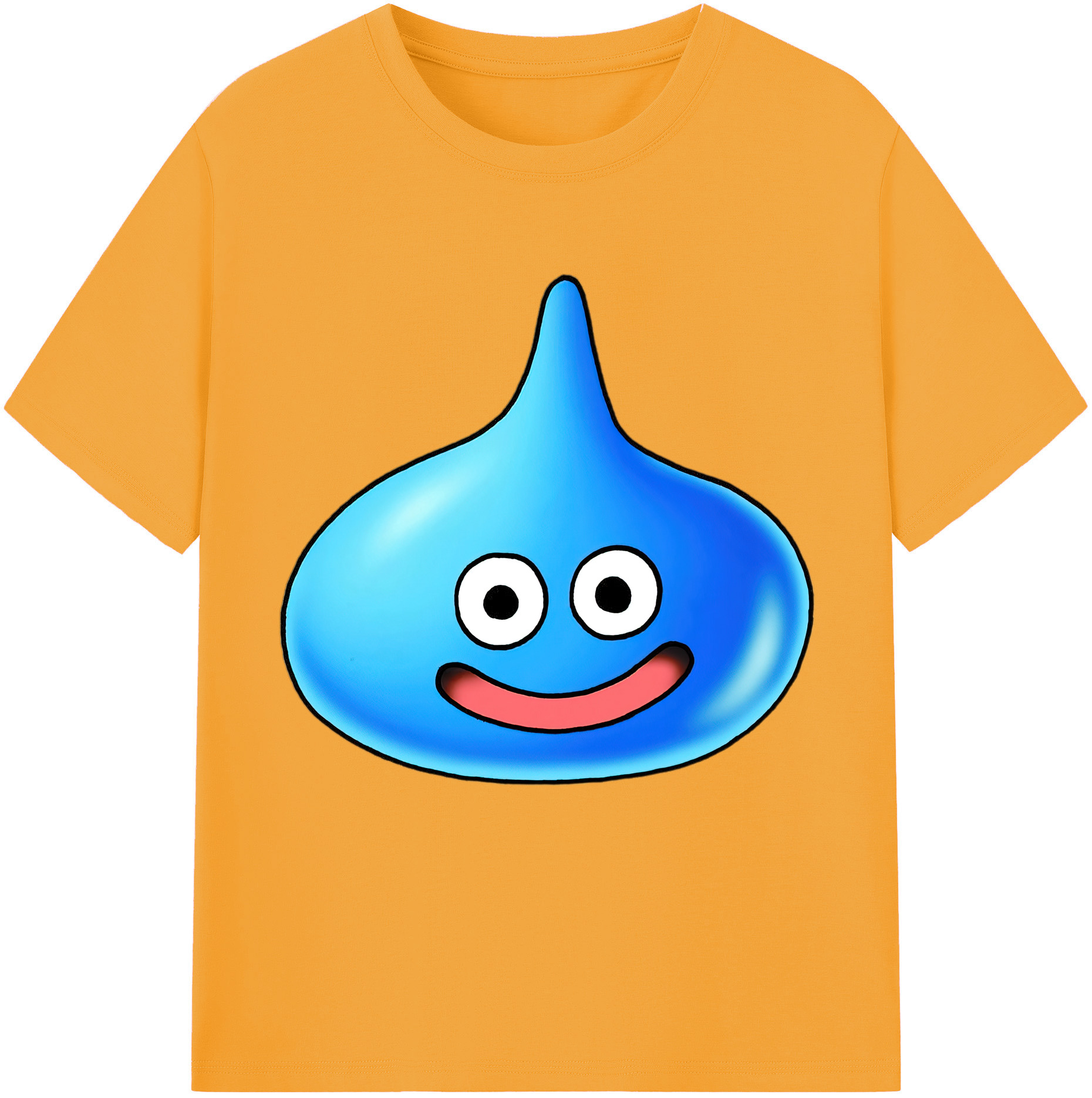 （画像用） ドラゴンクエスト Doragon Kuesuto Dragon Quest 綿100％半袖Tシャツ（フロントプリント）