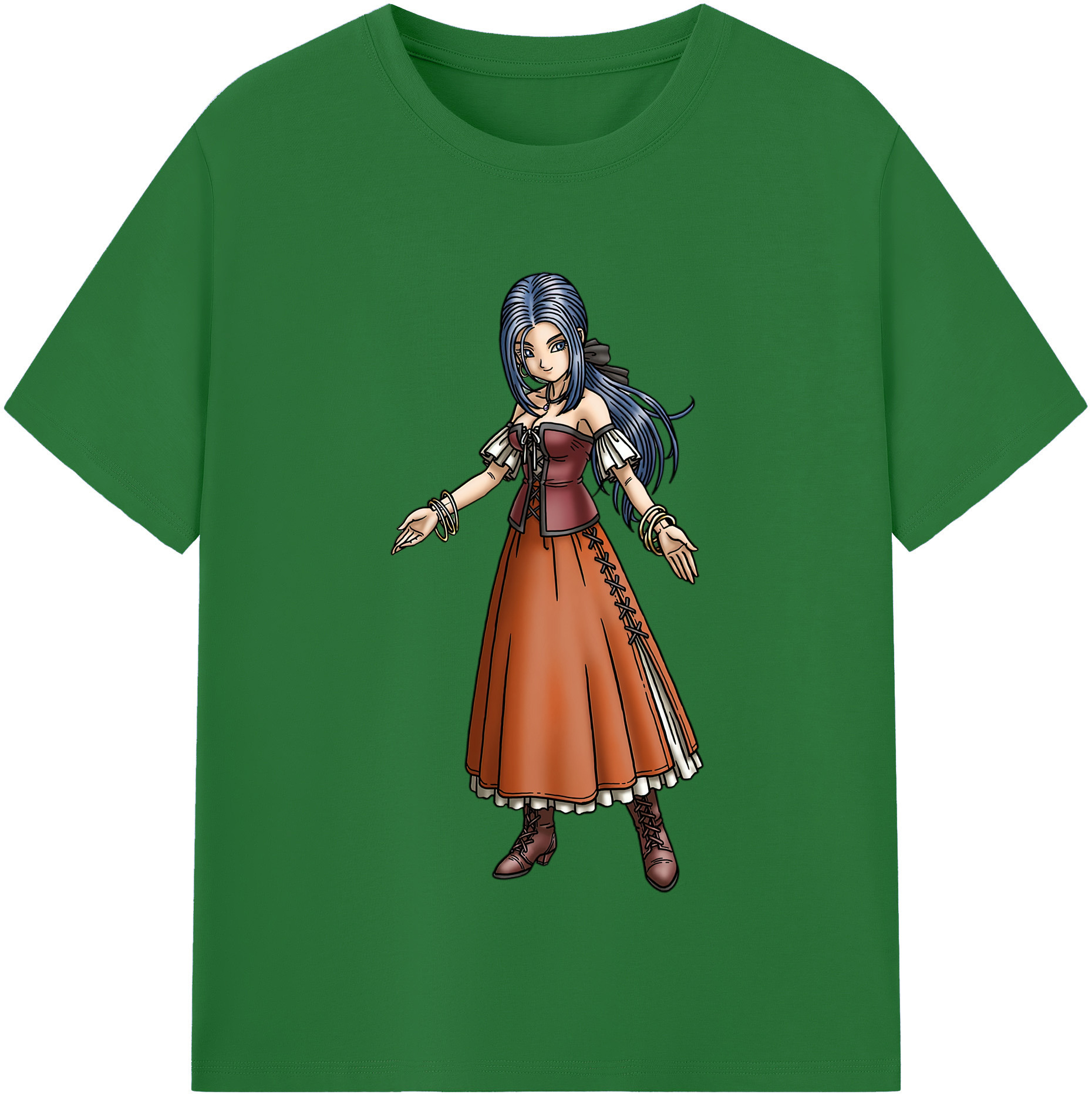 （画像用） ドラゴンクエスト Doragon Kuesuto Dragon Quest 綿100％半袖Tシャツ（フロントプリント）