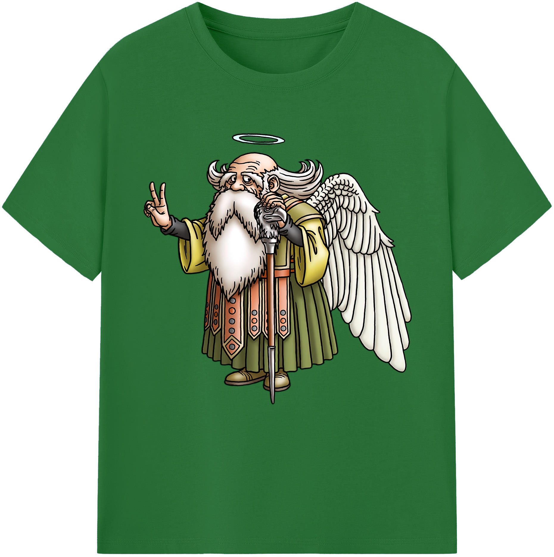 （画像用） ドラゴンクエスト Doragon Kuesuto Dragon Quest 綿100％半袖Tシャツ（フロントプリント）