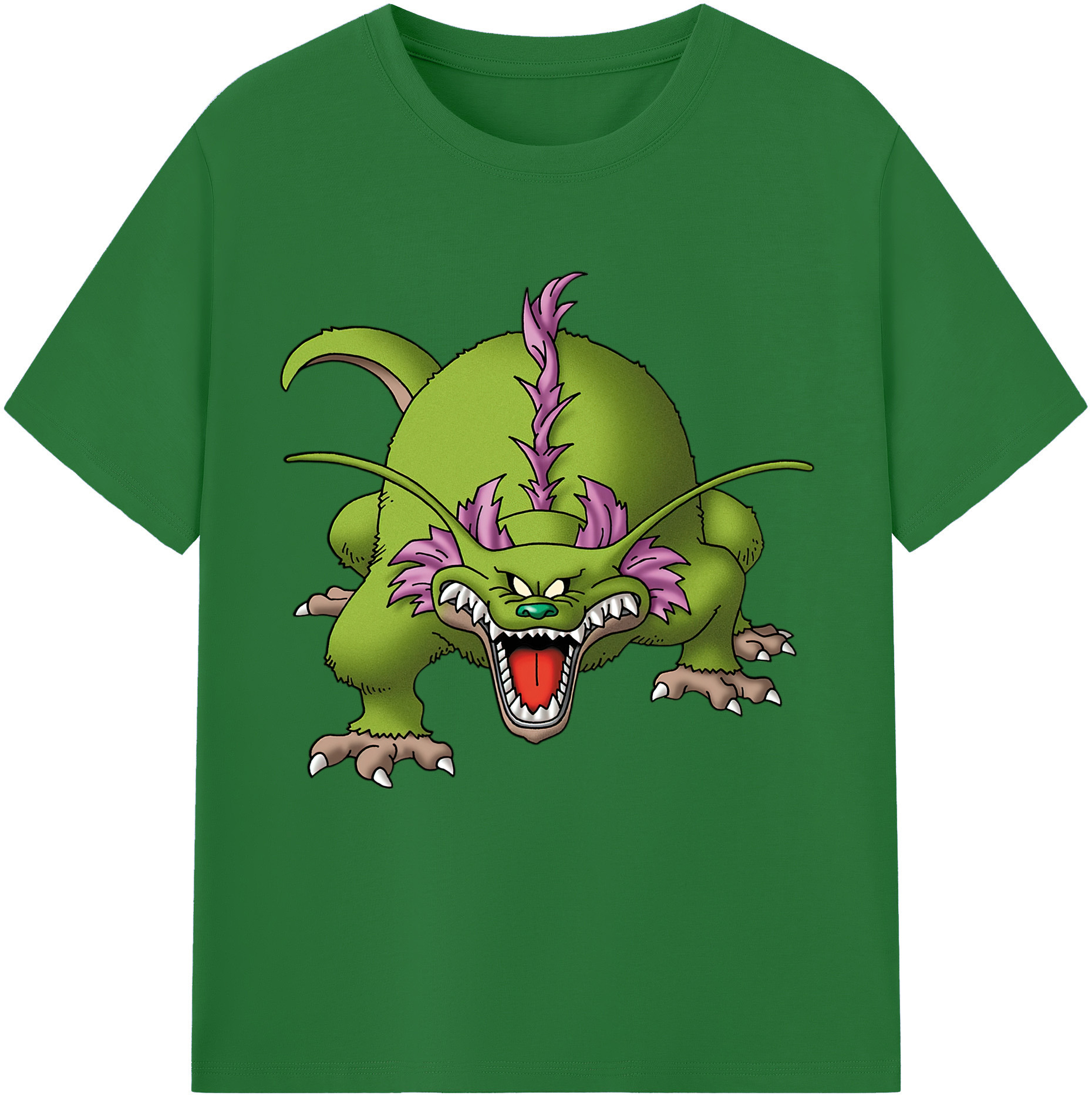 （画像用） ドラゴンクエスト Doragon Kuesuto Dragon Quest 綿100％半袖Tシャツ（フロントプリント）