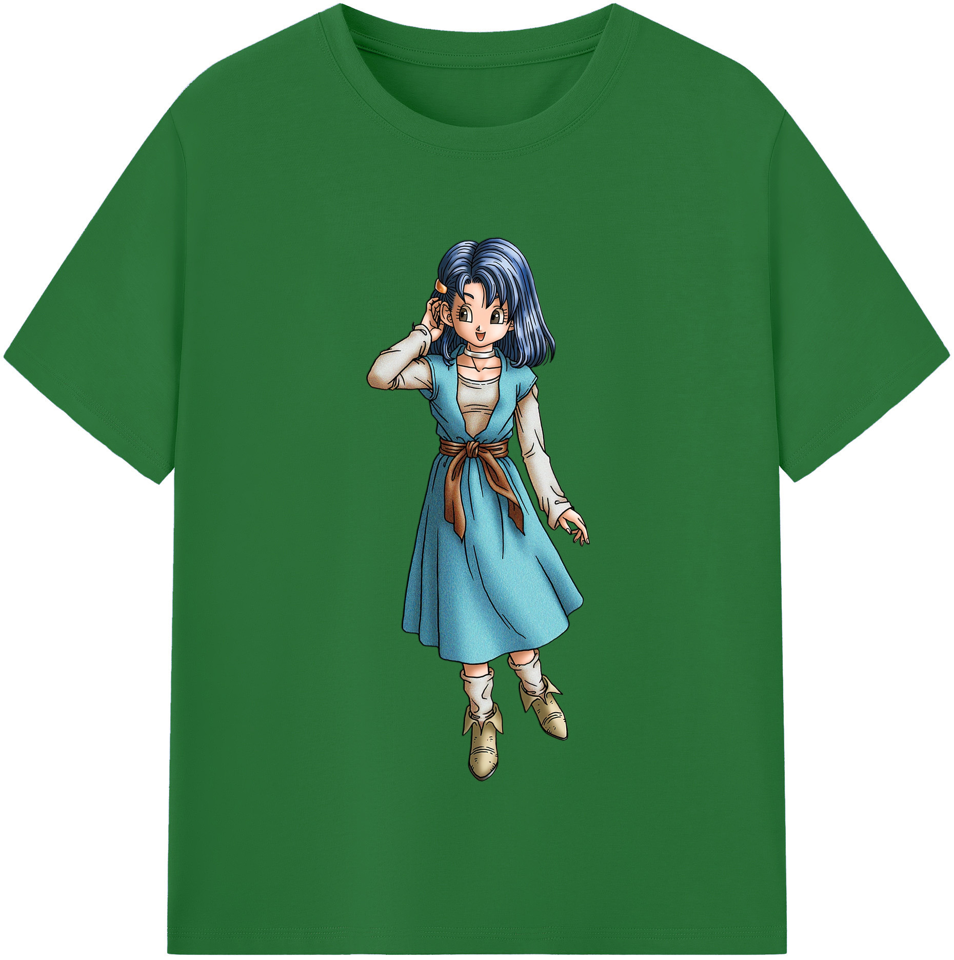 （画像用） ドラゴンクエスト Doragon Kuesuto Dragon Quest 綿100％半袖Tシャツ（フロントプリント）