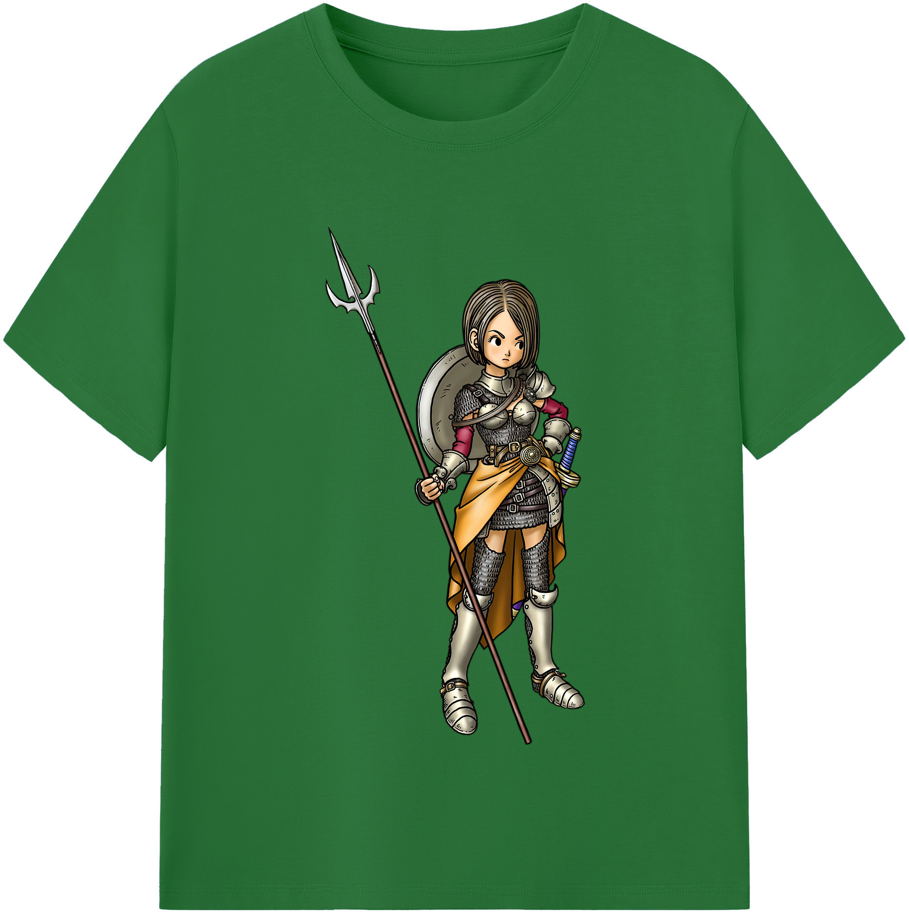 （画像用） ドラゴンクエスト Doragon Kuesuto Dragon Quest 綿100％半袖Tシャツ（フロントプリント）