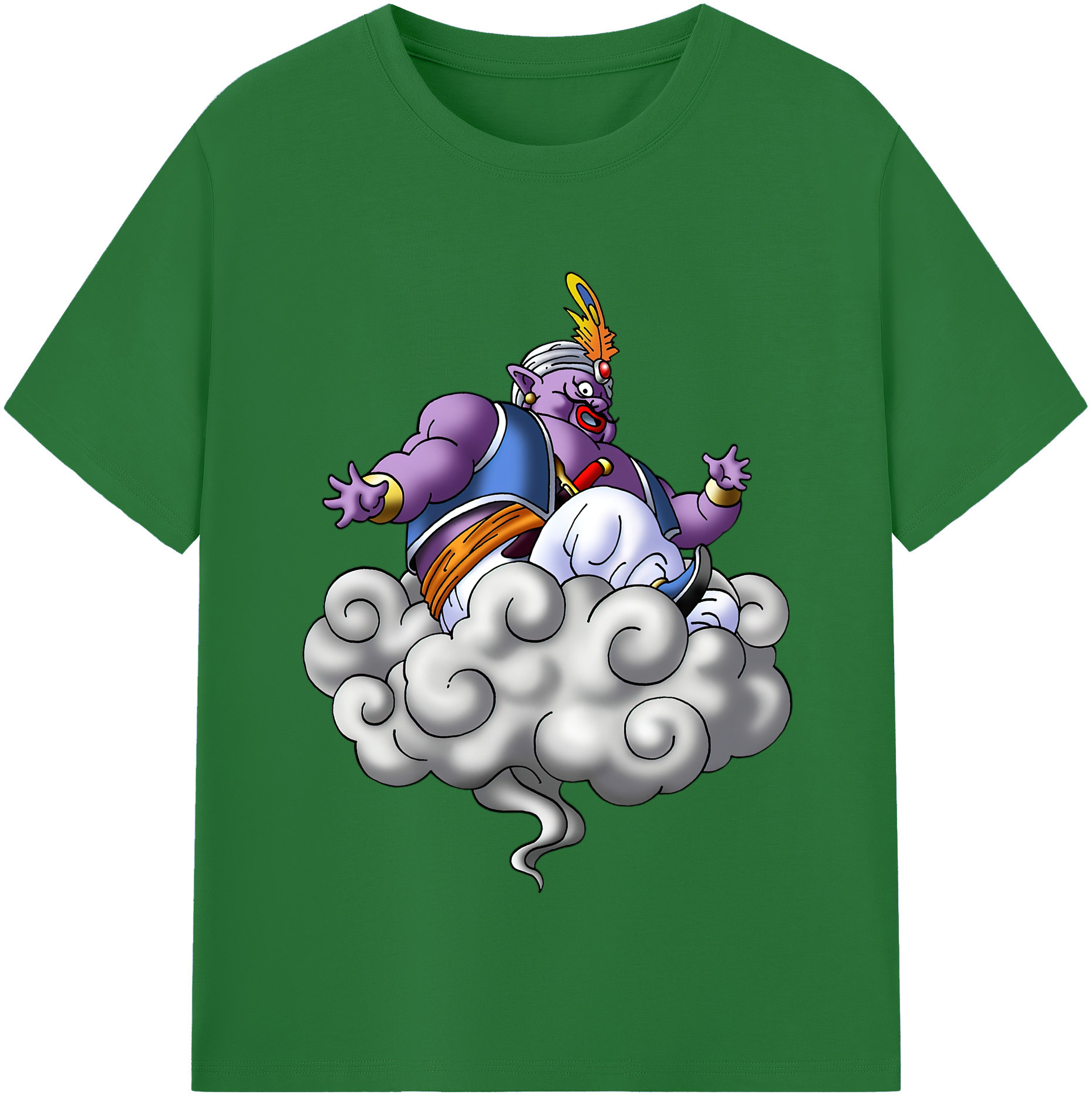 （画像用） ドラゴンクエスト Doragon Kuesuto Dragon Quest 綿100％半袖Tシャツ（フロントプリント）
